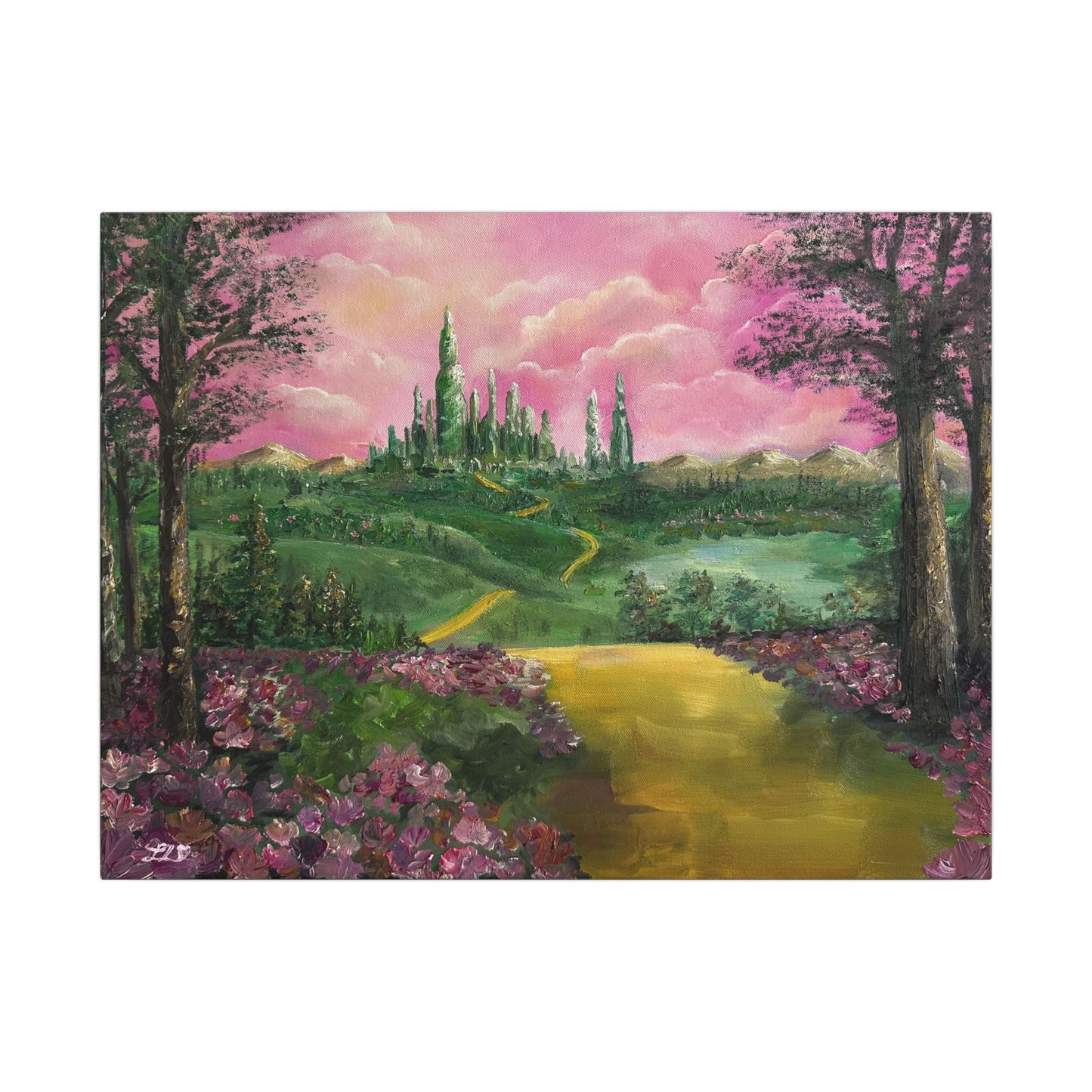 "Yellow Brick Road" - Matte Canvas, Stretched, 0.75"