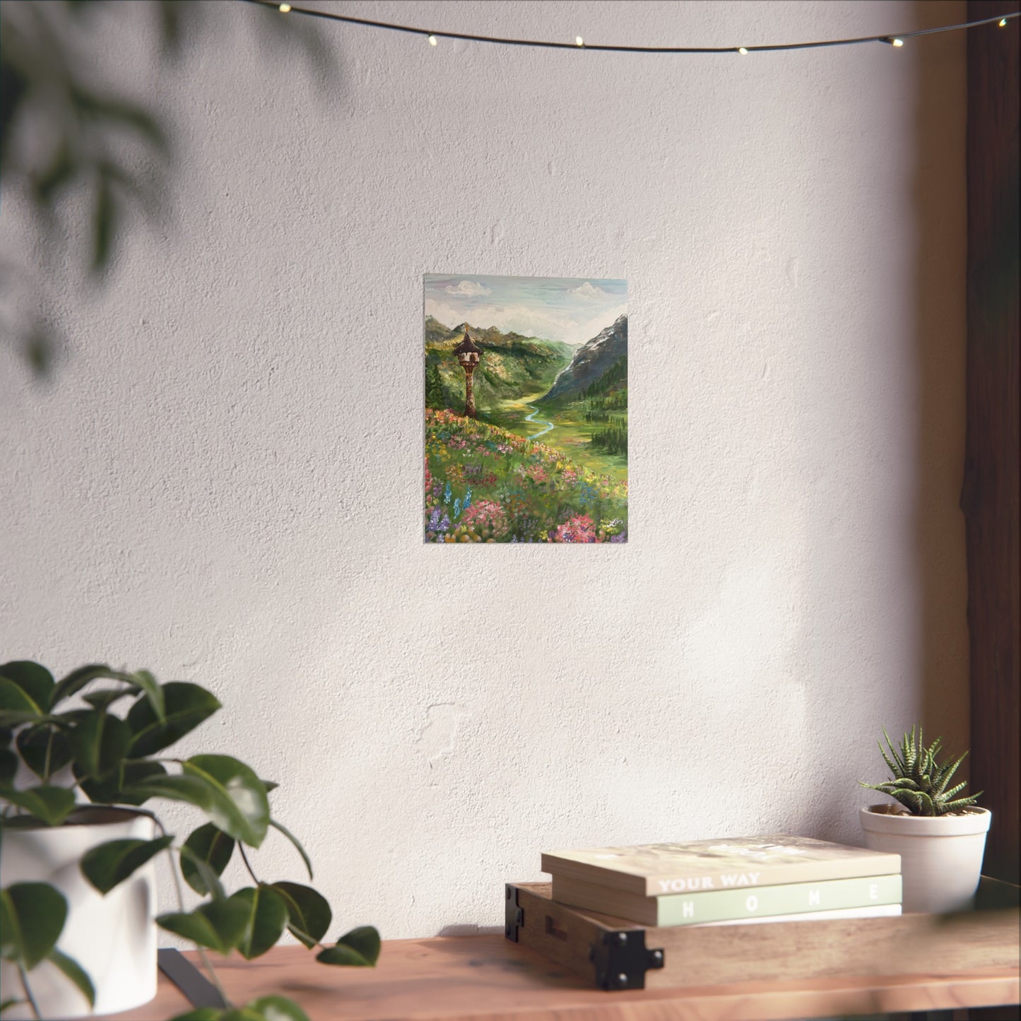 "Let Down Your Hair" Print- Fine Art Poster