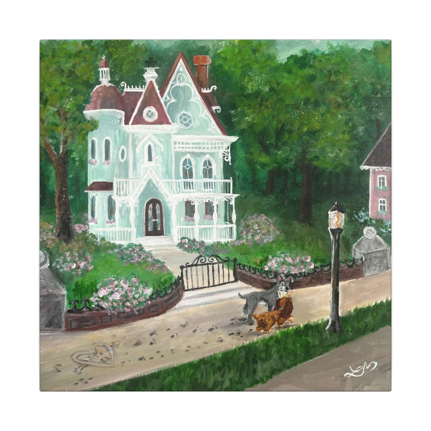 "Puppy Love" - Matte Canvas, Stretched, 0.75"