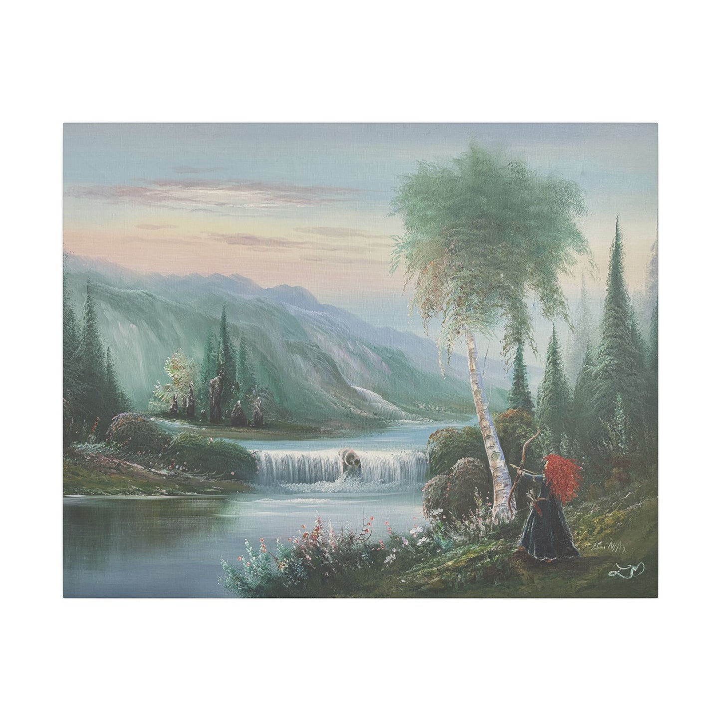 "Bow of Destiny" - Matte Canvas, Stretched, 0.75"
