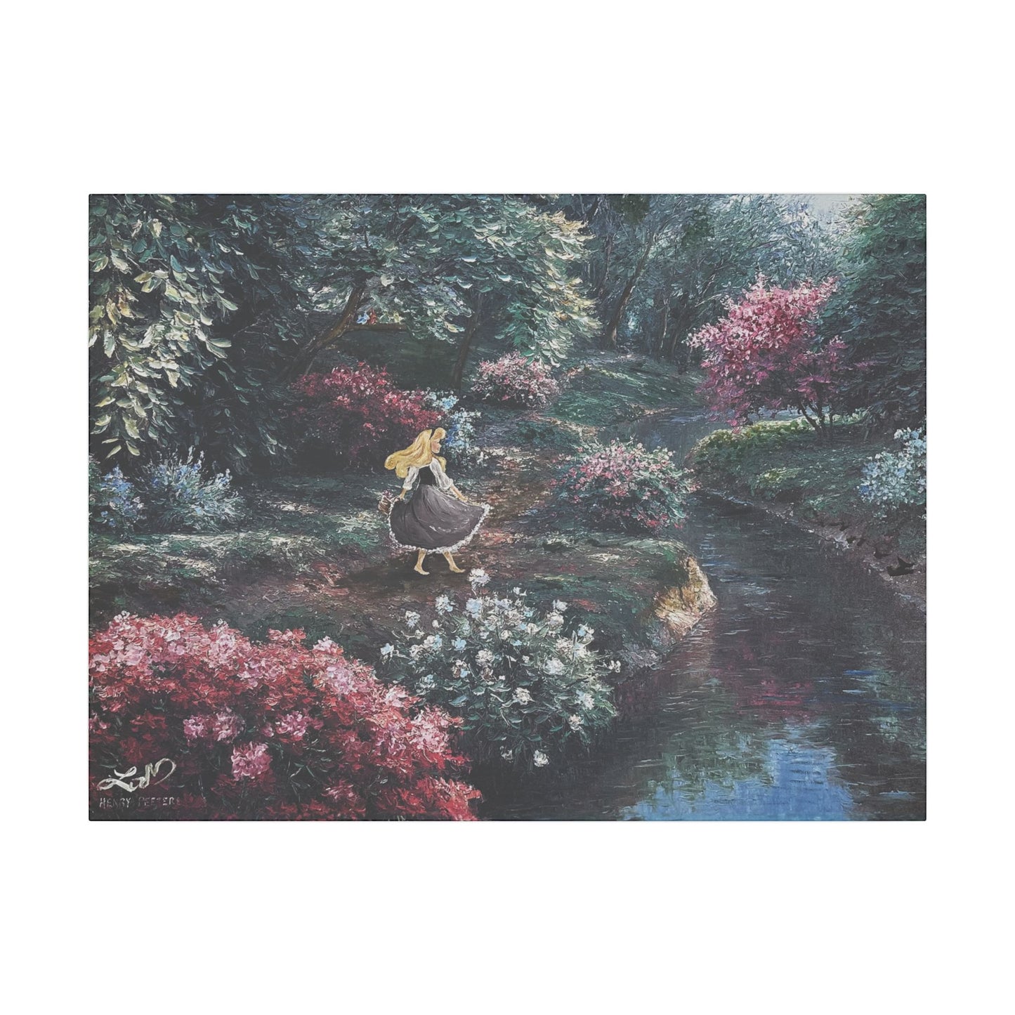 "Upon a Dream" - Matte Canvas, Stretched, 0.75"