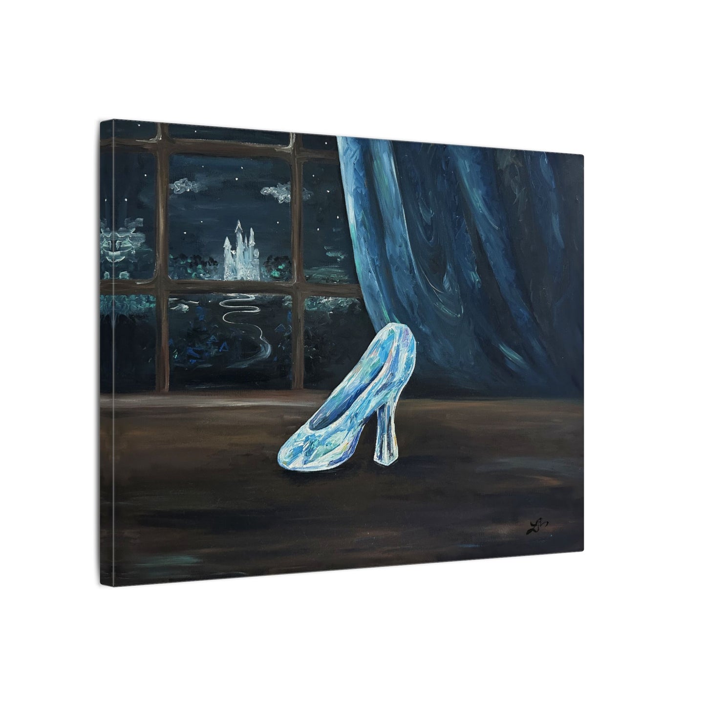 "The Glass Slipper" - Matte Canvas, Stretched, 0.75"