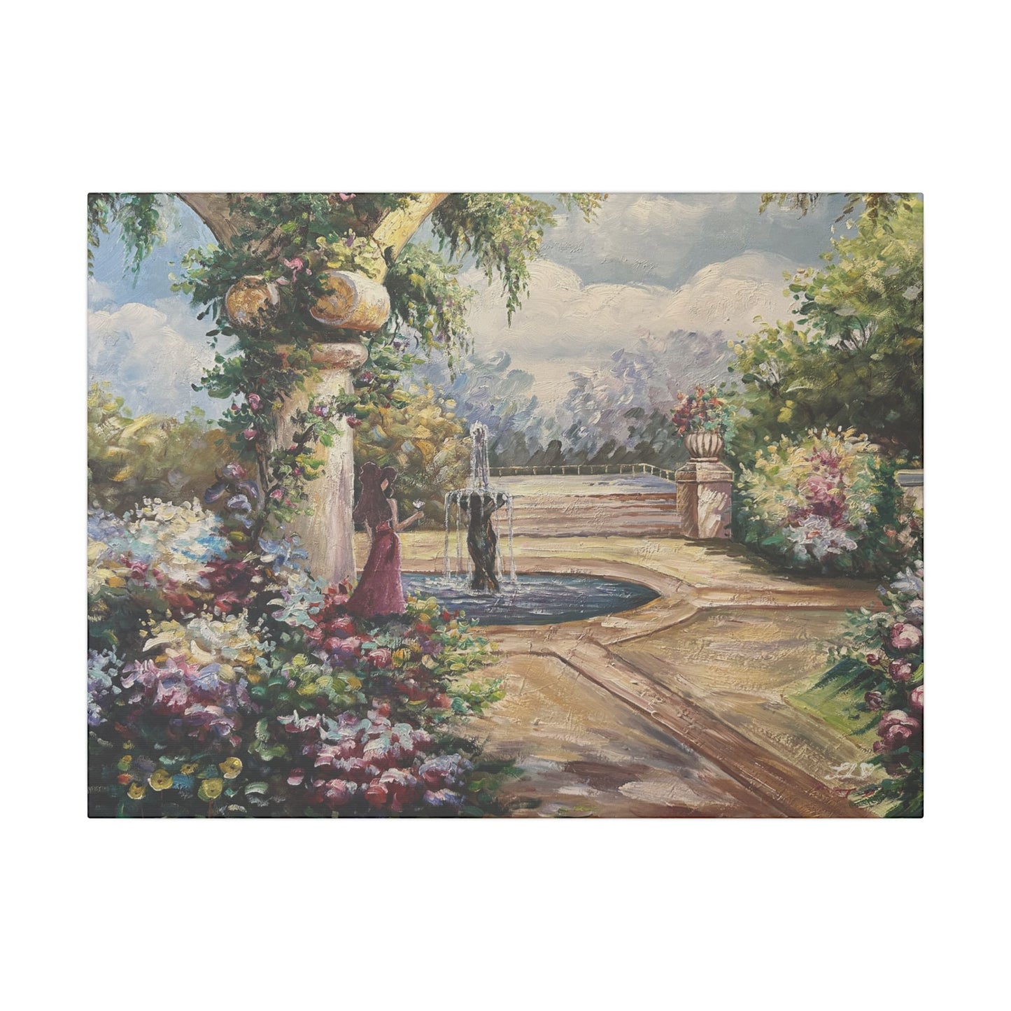 "Damsel" - Matte Canvas, Stretched, 0.75"