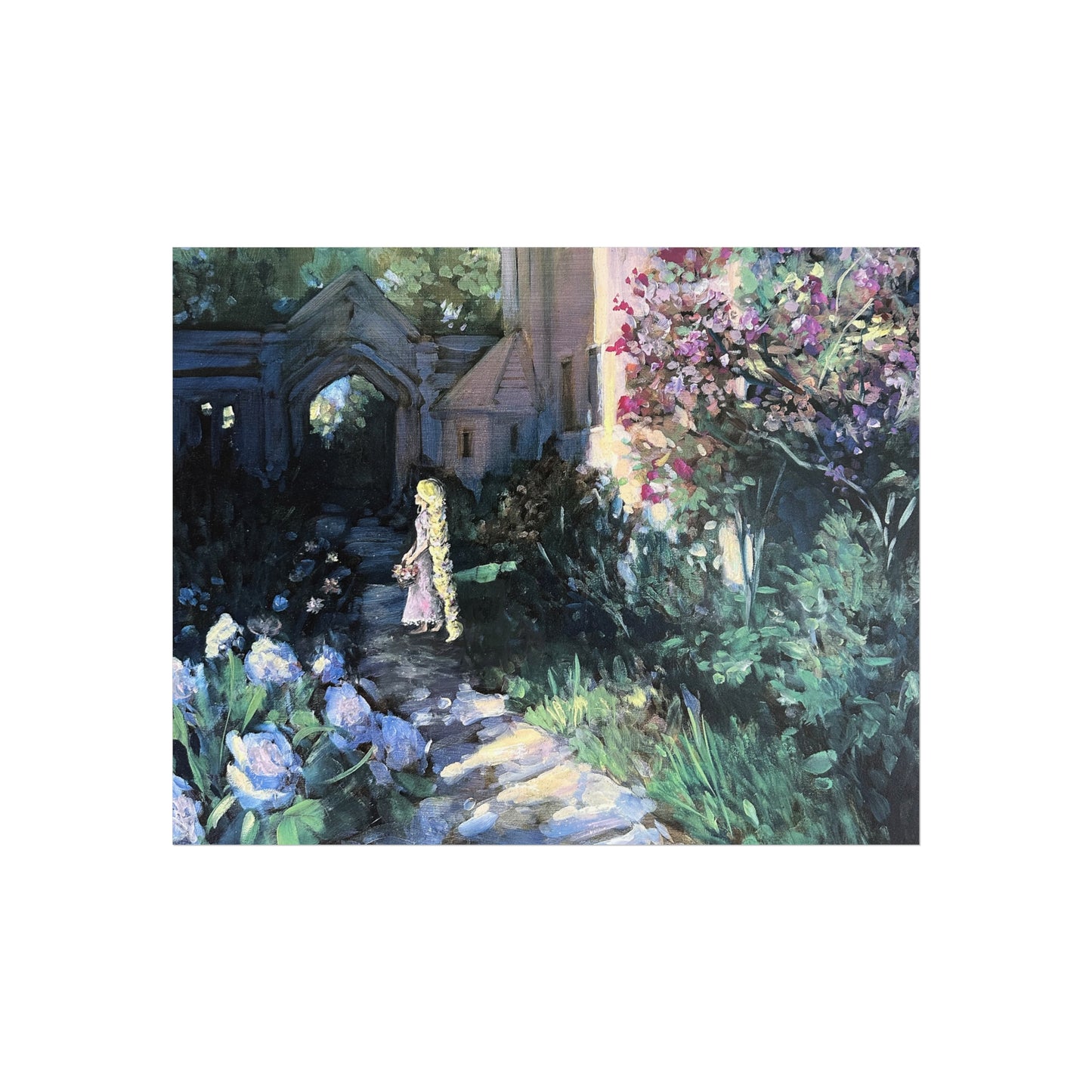 "Flower Gleam and Glow" Print- Fine Art Poster