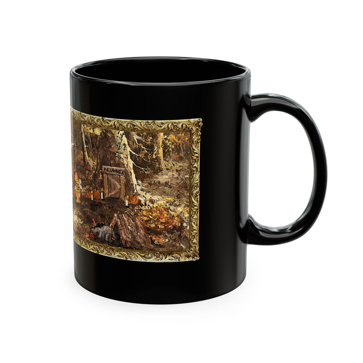 "Halloween in the Hundred Acre Wood" - Traditional Ceramic Mug