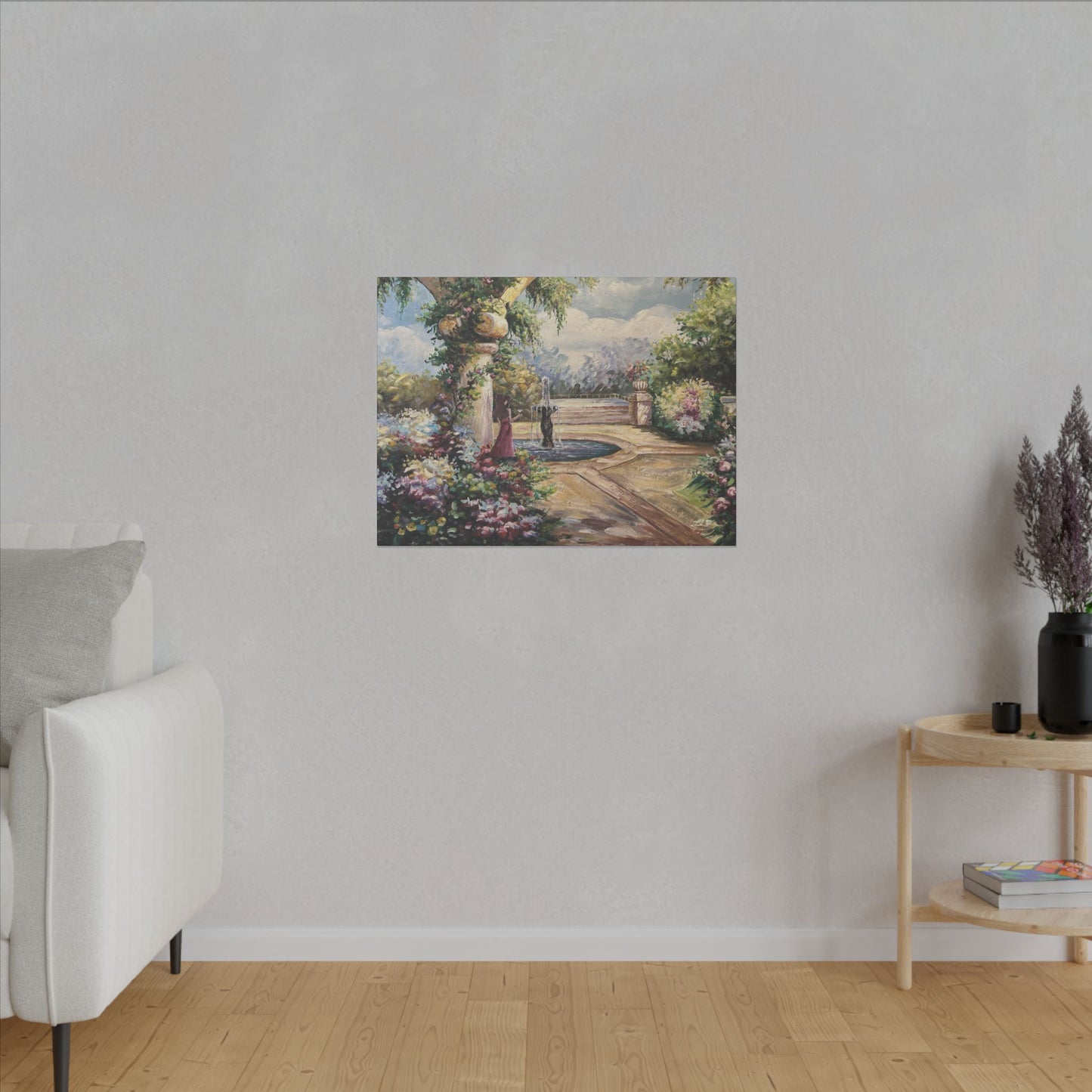 "Damsel" - Matte Canvas, Stretched, 0.75"