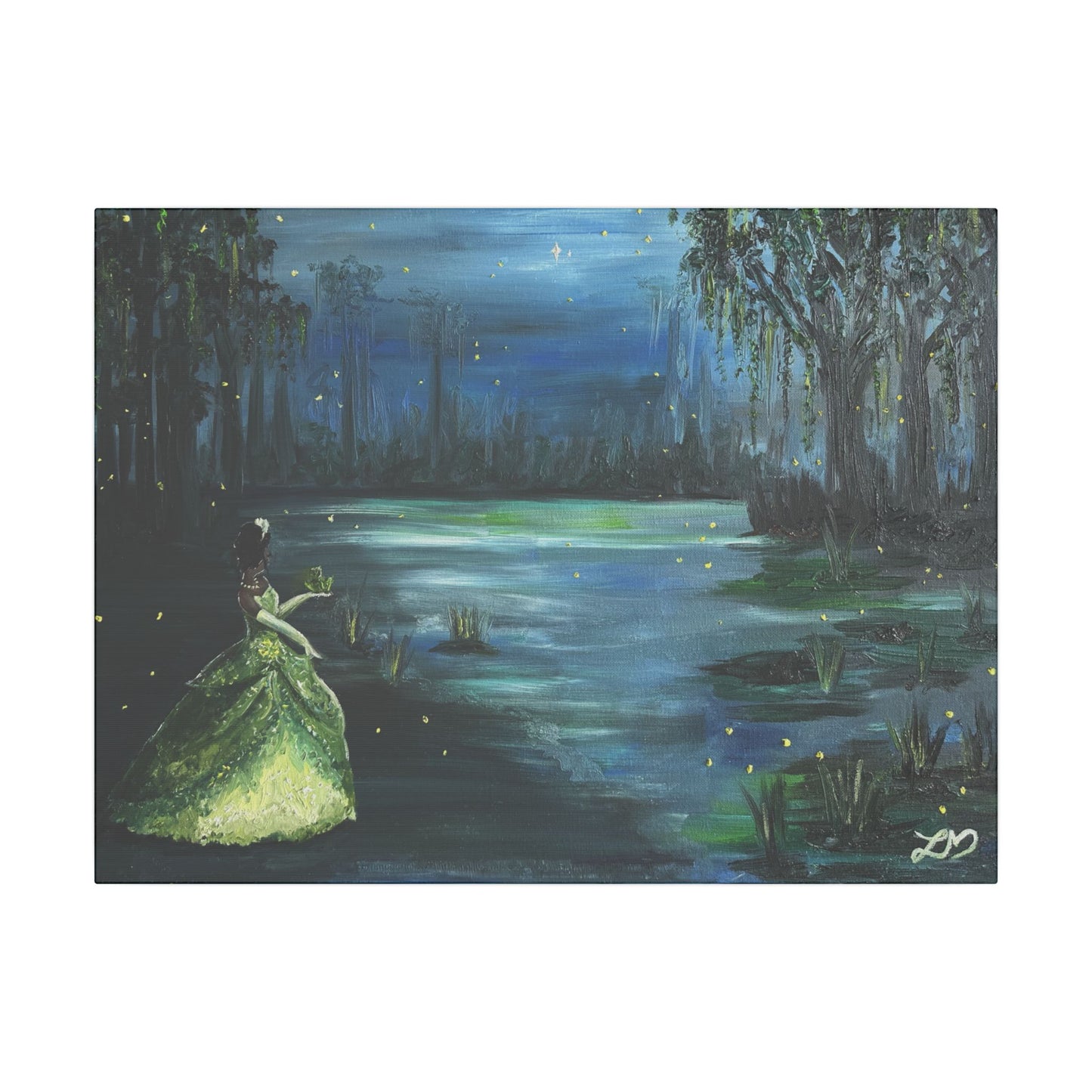 "Look How She Lights Up The Sky" - Matte Canvas, Stretched, 0.75"