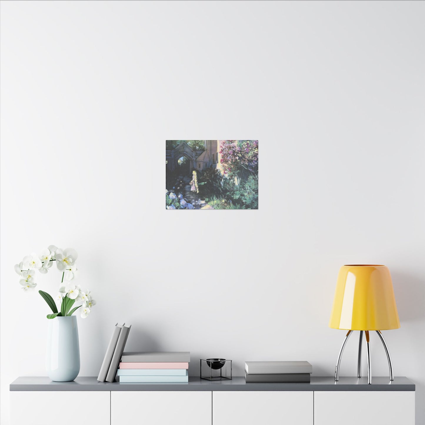 "Flower Gleam and Glow" - Matte Canvas, Stretched, 0.75"