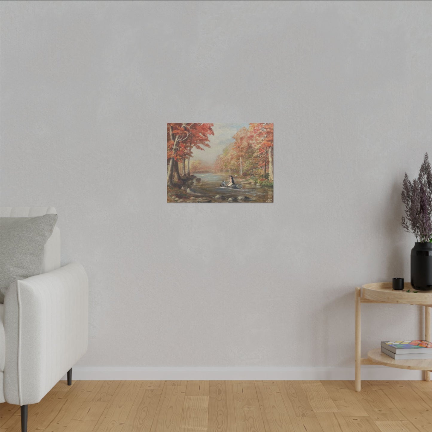 "Around the Riverbend" - Matte Canvas, Stretched, 0.75"