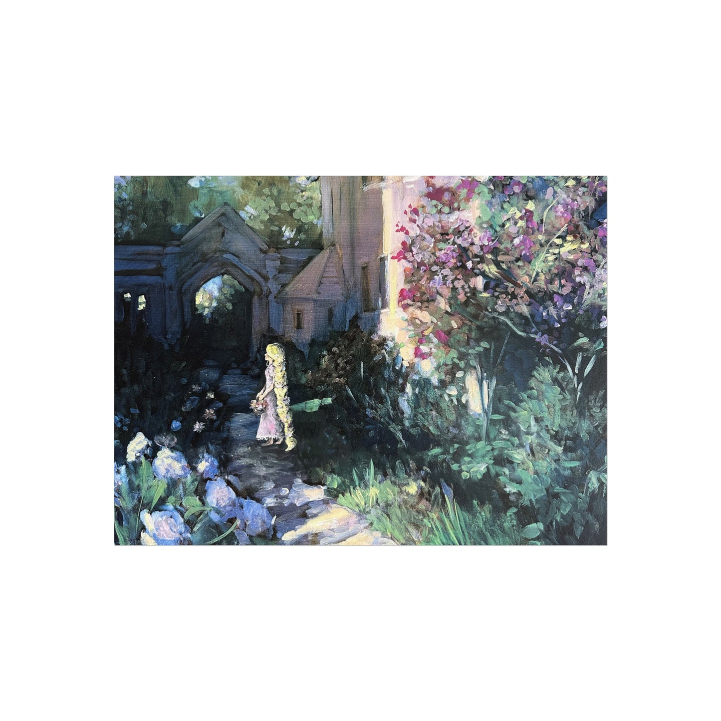 "Flower Gleam and Glow" Print- Fine Art Poster