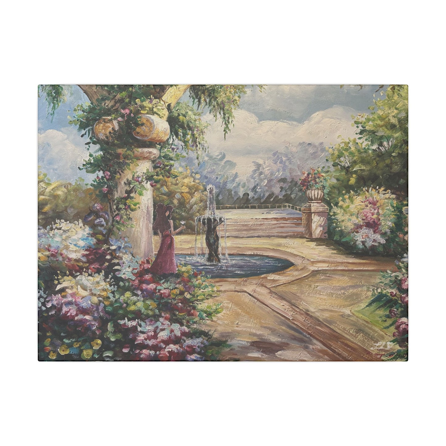 "Damsel" - Matte Canvas, Stretched, 0.75"