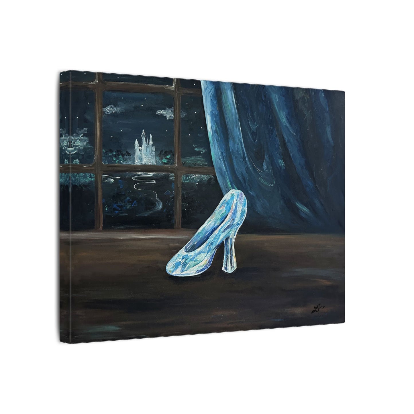 "The Glass Slipper" - Matte Canvas, Stretched, 0.75"
