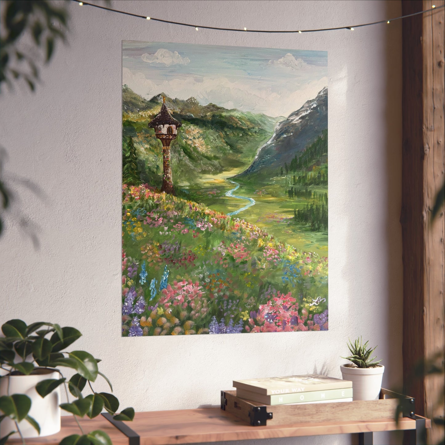"Let Down Your Hair" Print- Fine Art Poster