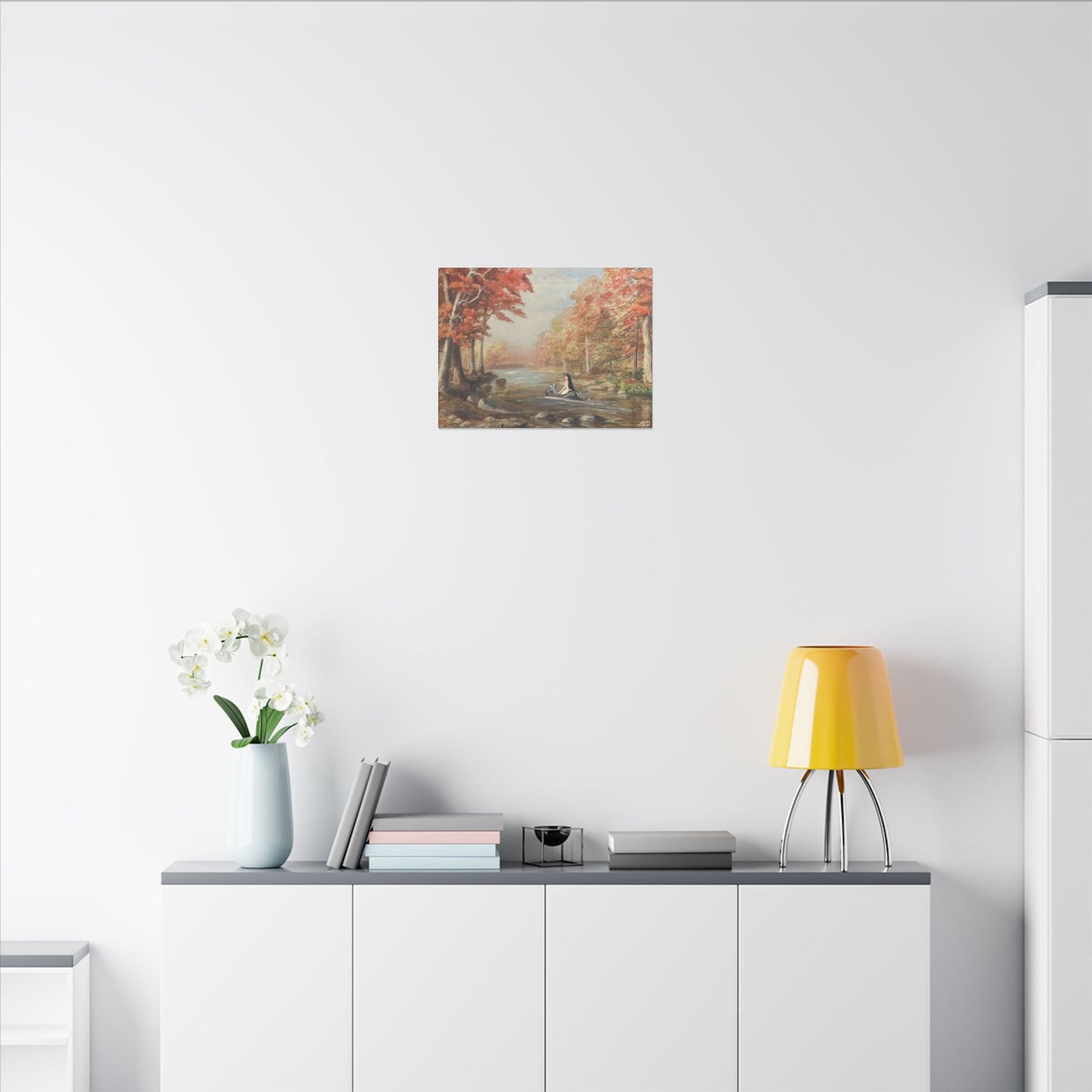 "Around the Riverbend" - Matte Canvas, Stretched, 0.75"