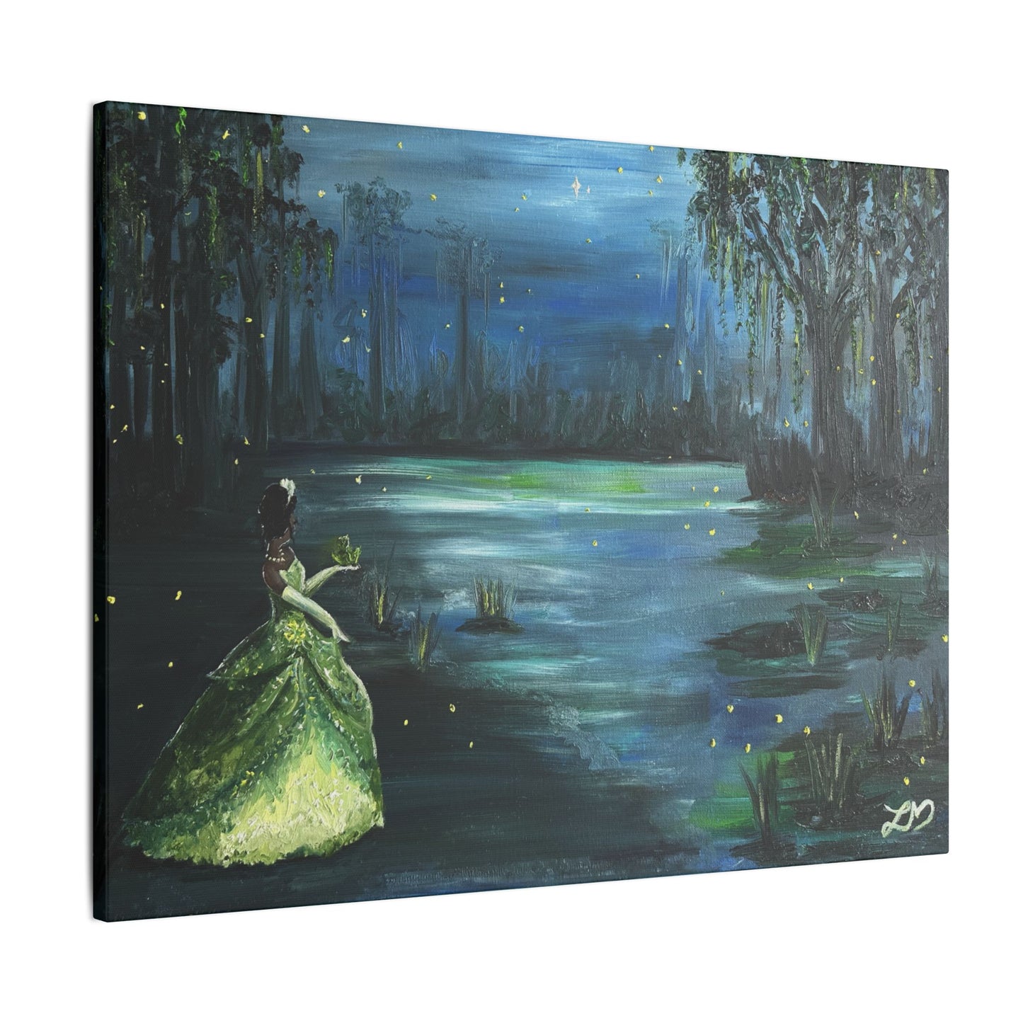 "Look How She Lights Up The Sky" - Matte Canvas, Stretched, 0.75"