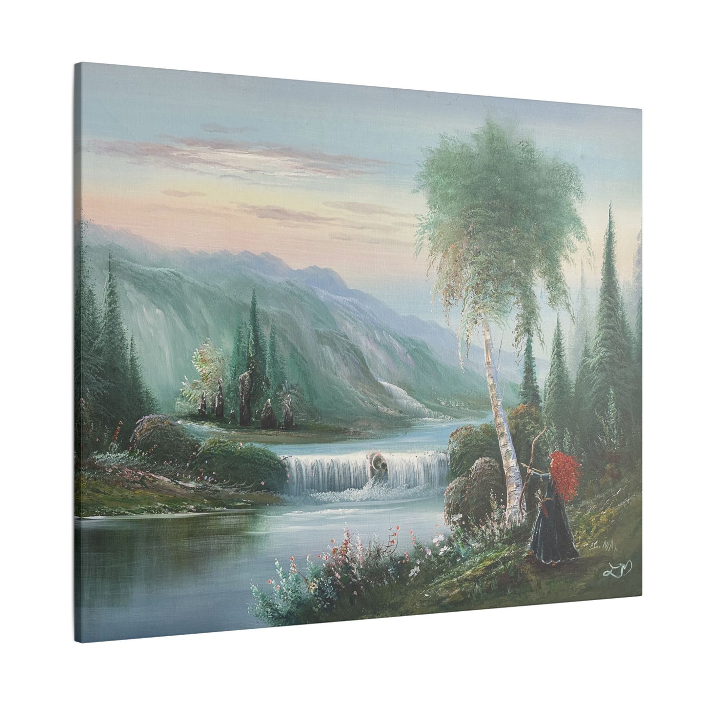 "Bow of Destiny" - Matte Canvas, Stretched, 0.75"