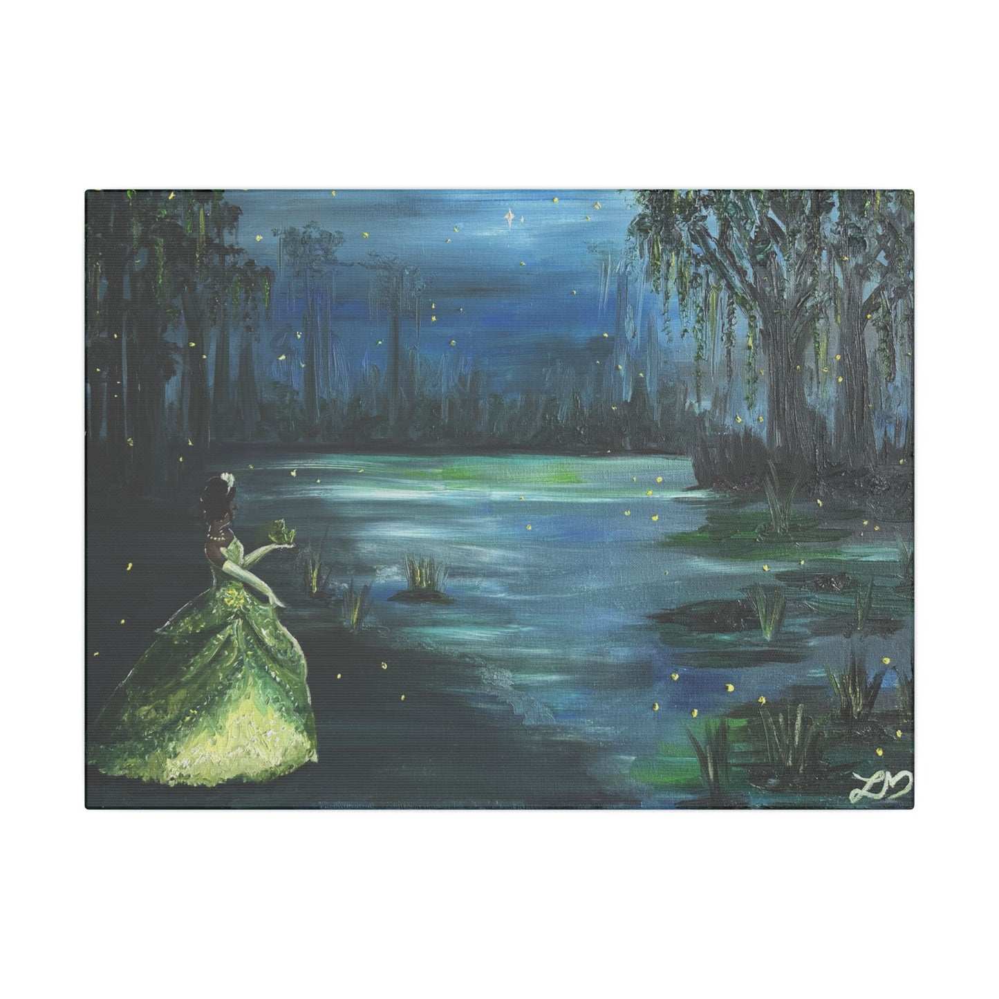 "Look How She Lights Up The Sky" - Matte Canvas, Stretched, 0.75"