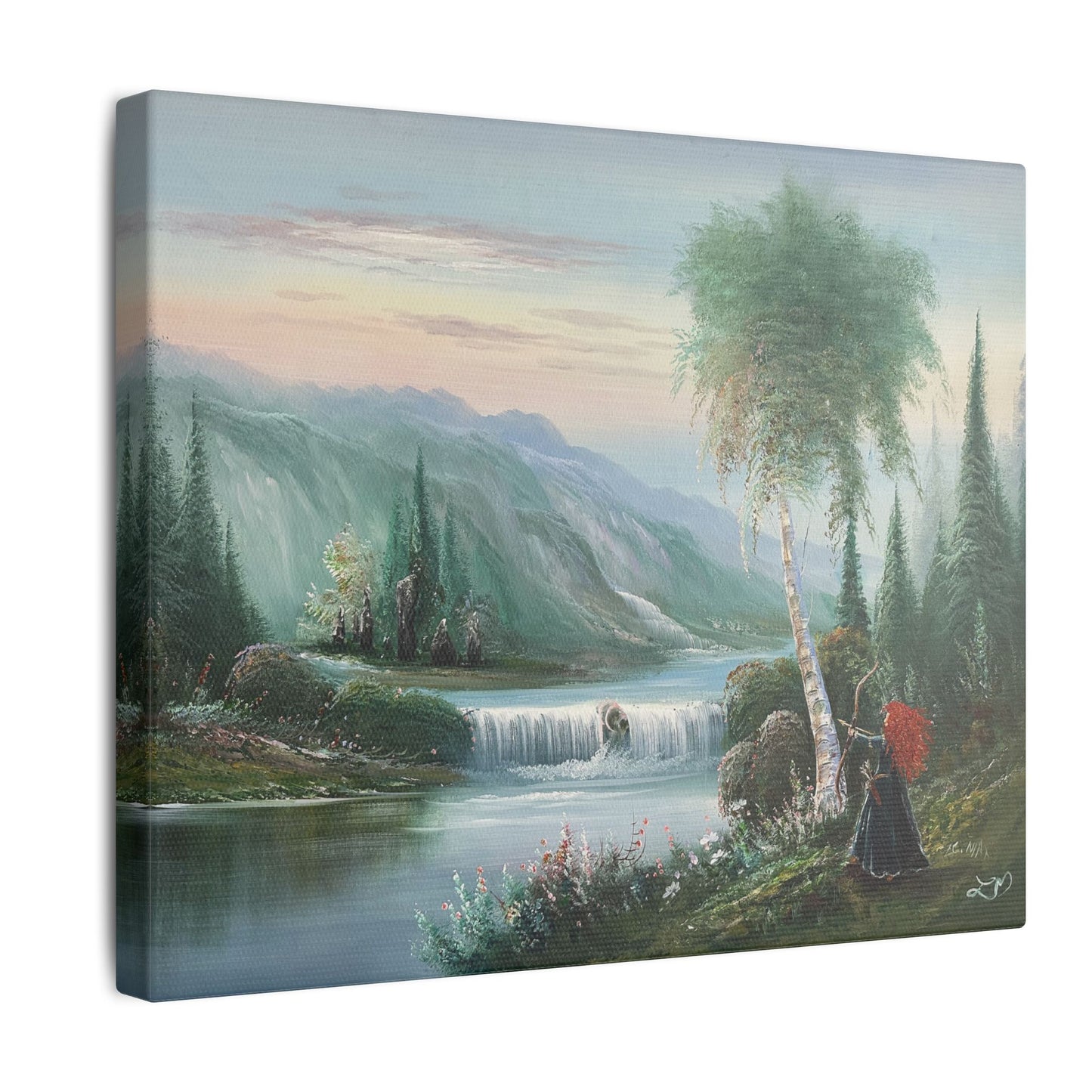 "Bow of Destiny" - Matte Canvas, Stretched, 0.75"
