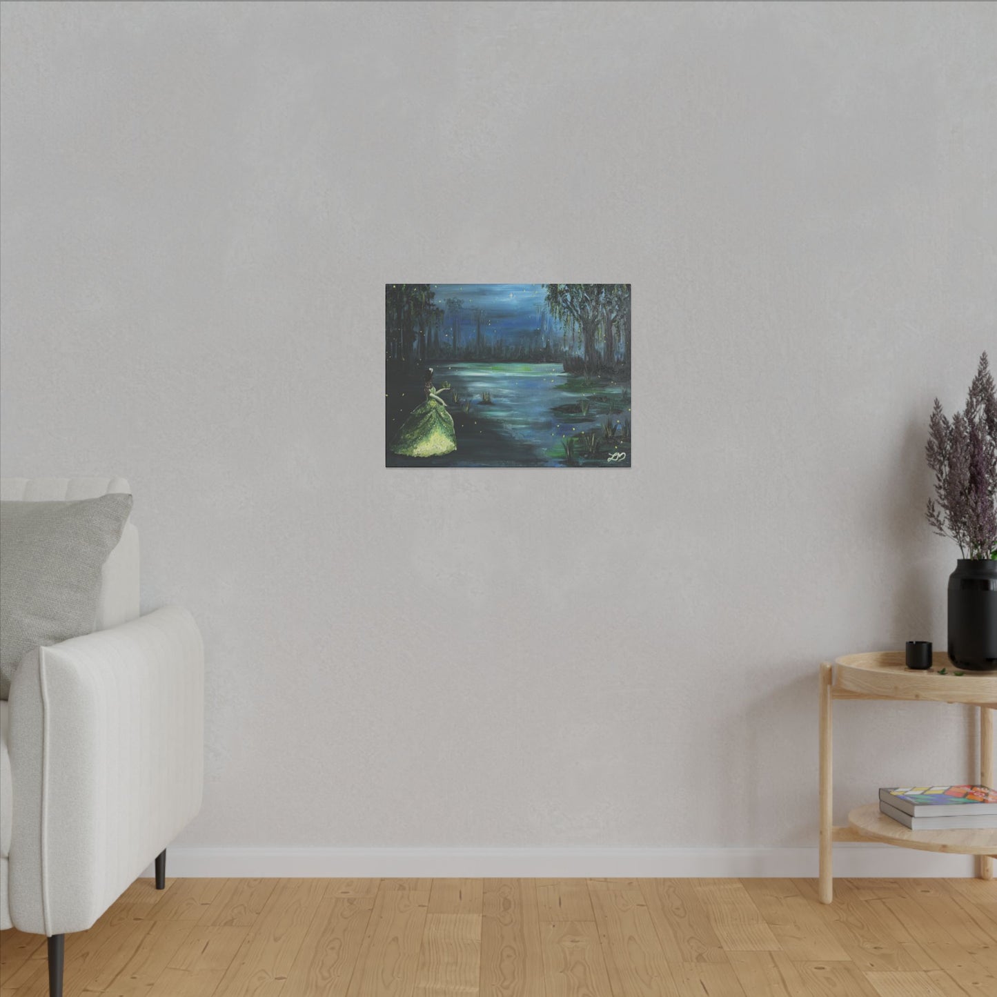 "Look How She Lights Up The Sky" - Matte Canvas, Stretched, 0.75"