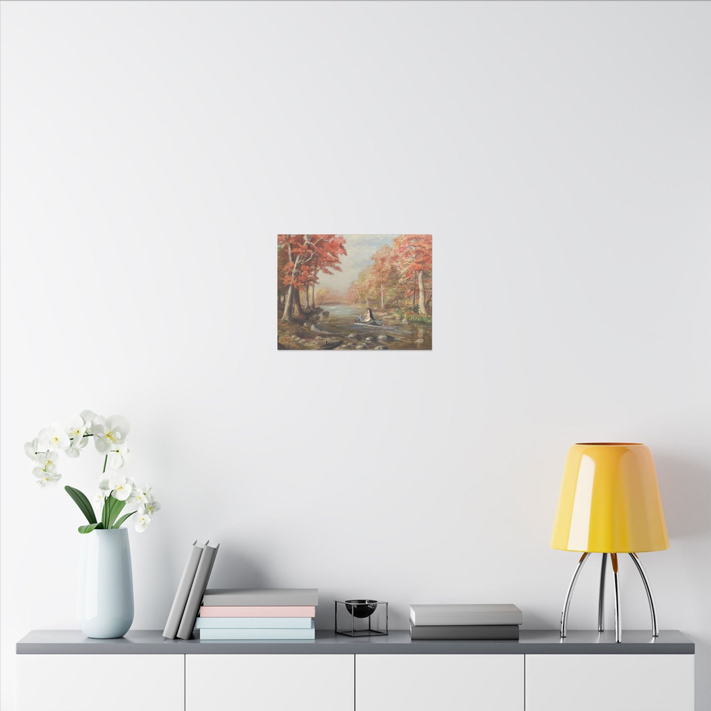 "Around the Riverbend" - Matte Canvas, Stretched, 0.75"