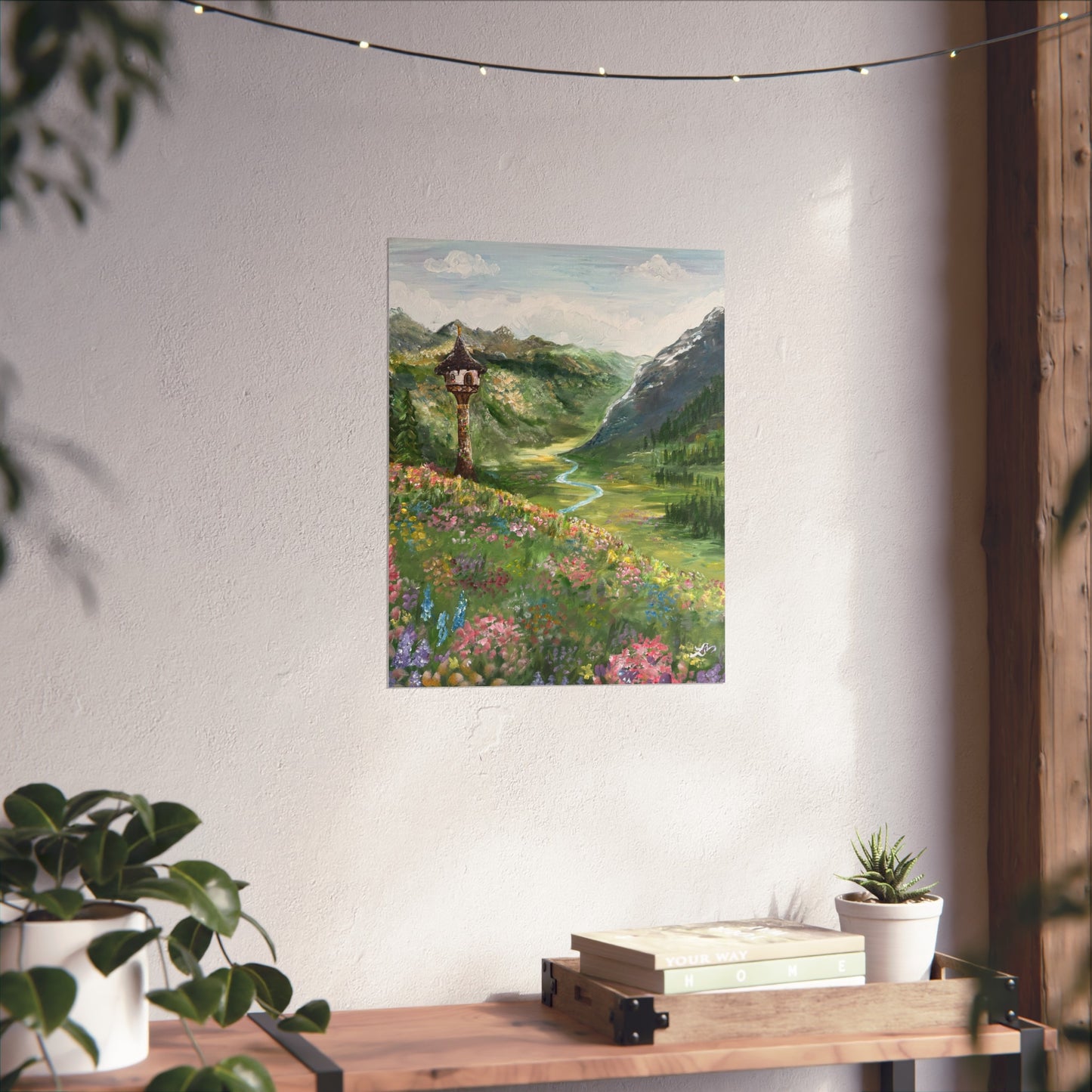 "Let Down Your Hair" Print- Fine Art Poster