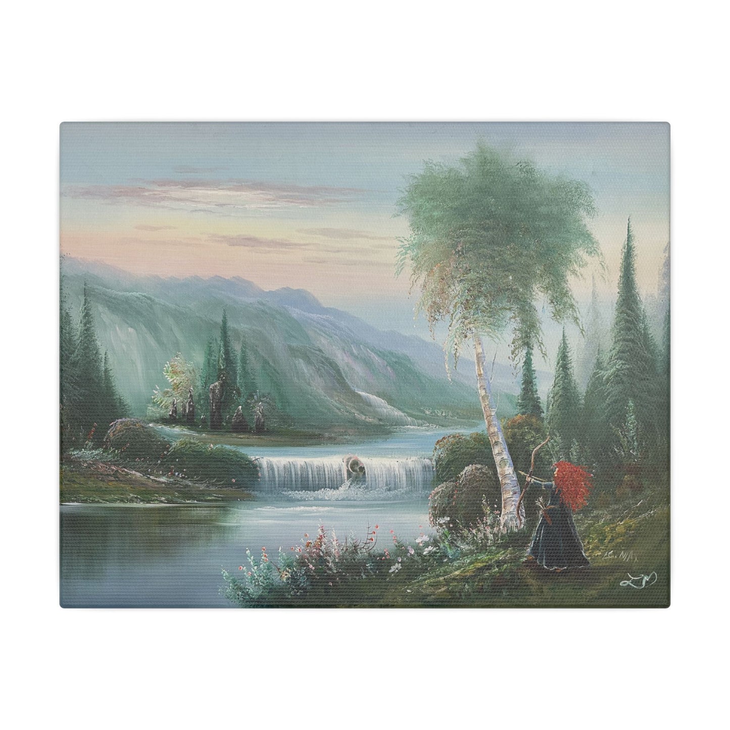 "Bow of Destiny" - Matte Canvas, Stretched, 0.75"