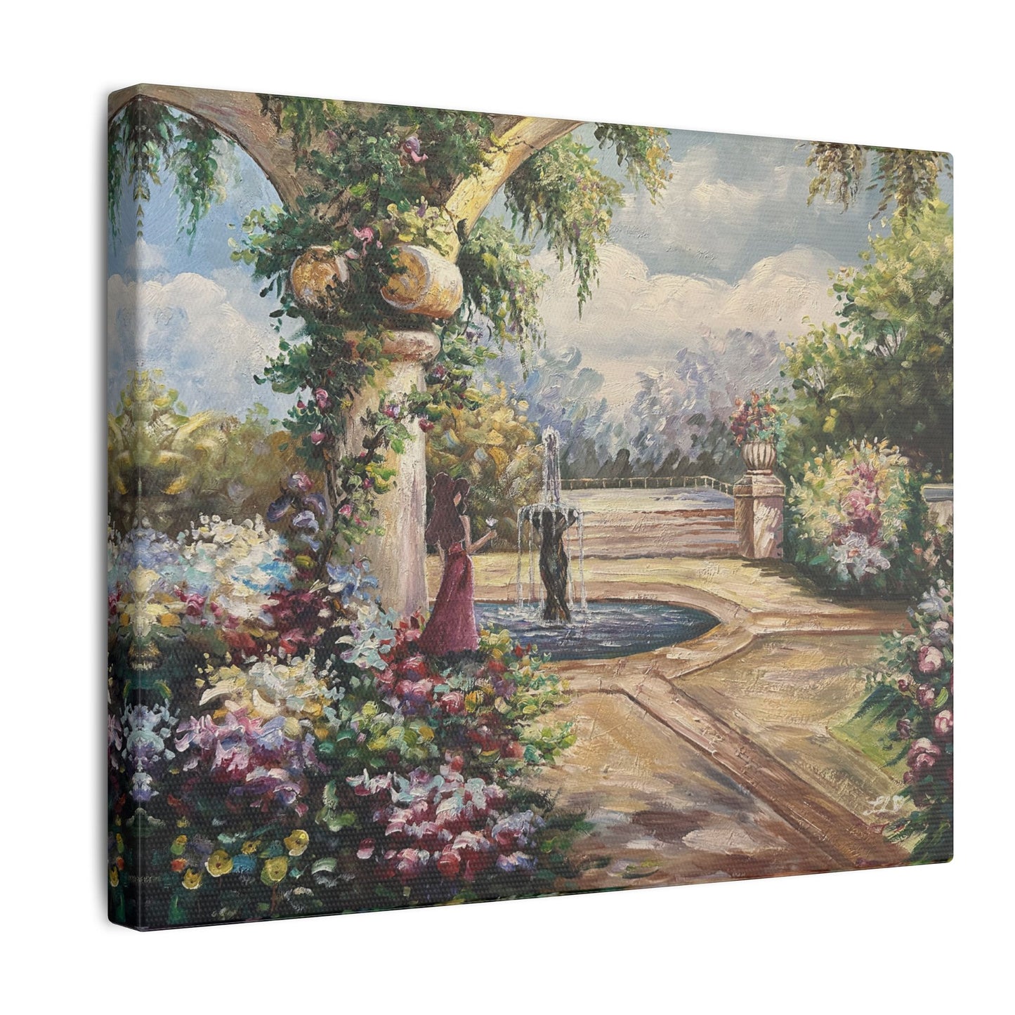 "Damsel" - Matte Canvas, Stretched, 0.75"
