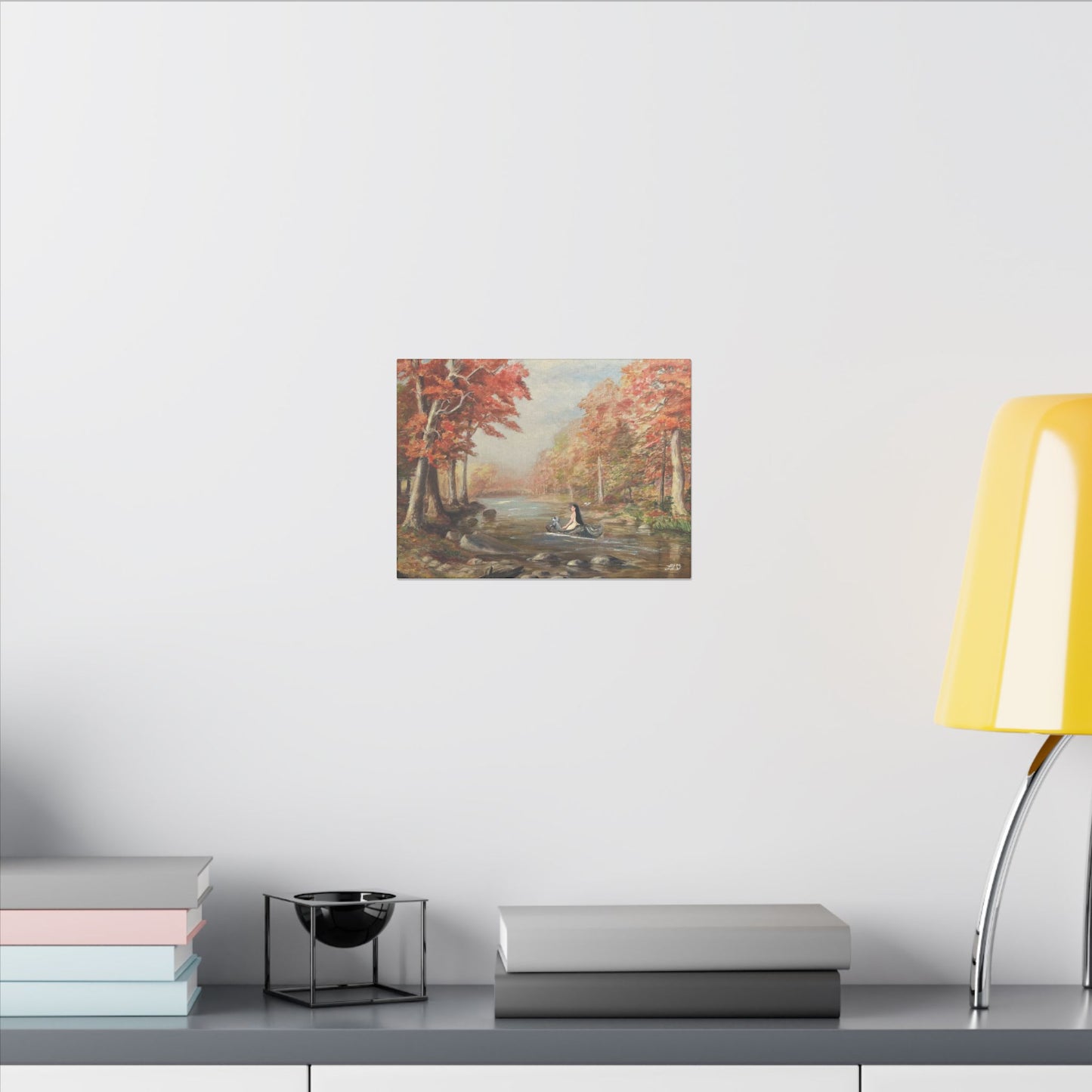 "Around the Riverbend" - Matte Canvas, Stretched, 0.75"