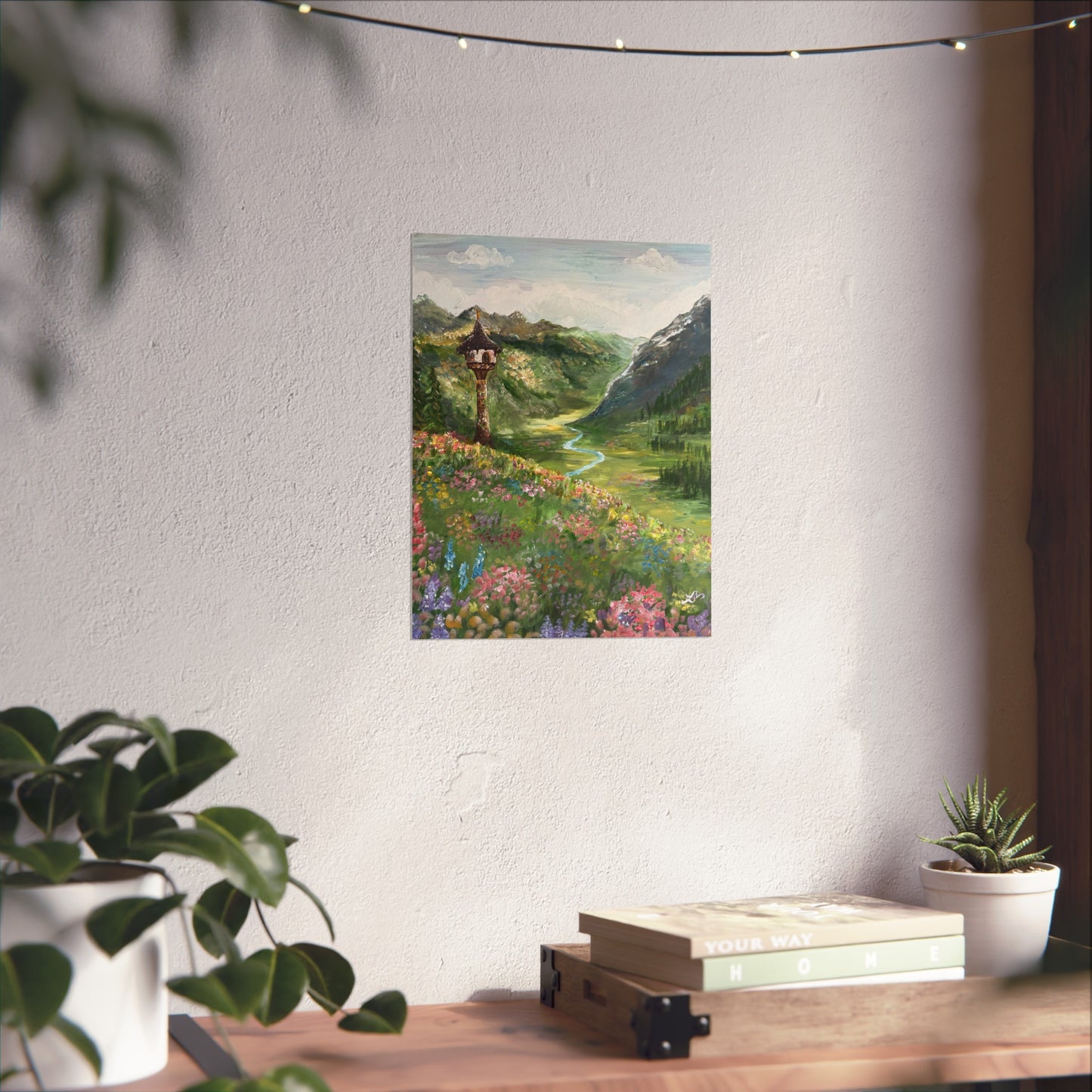 "Let Down Your Hair" Print- Fine Art Poster
