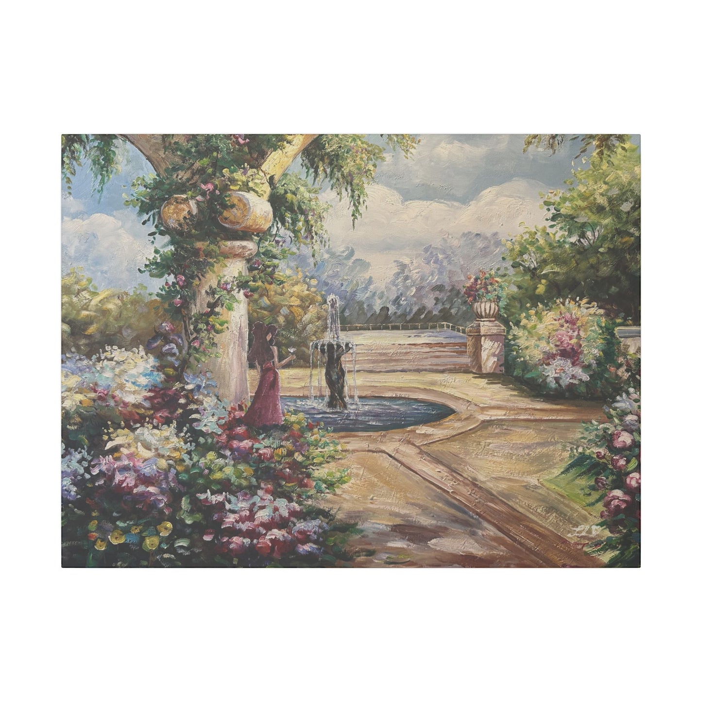 "Damsel" - Matte Canvas, Stretched, 0.75"
