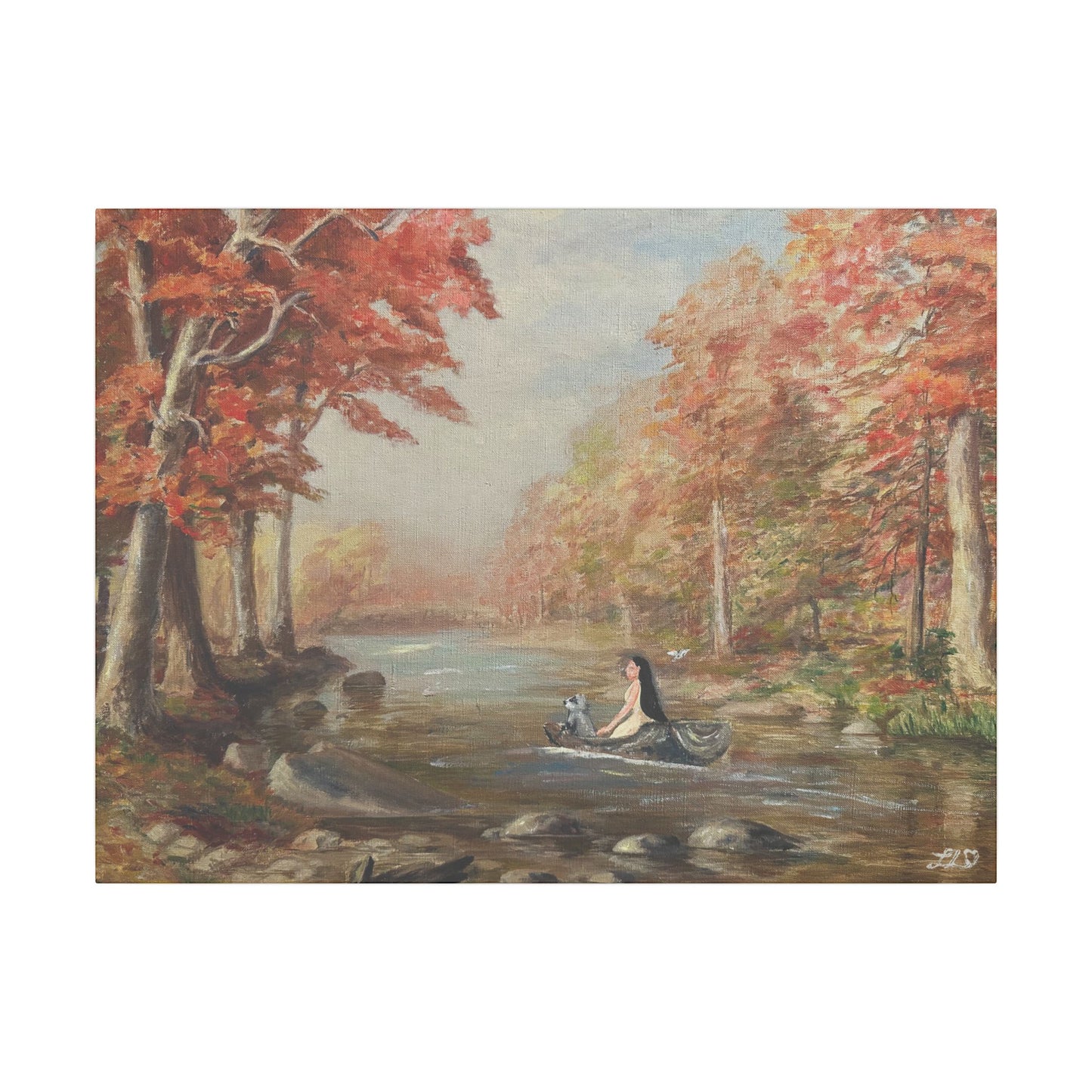 "Around the Riverbend" - Matte Canvas, Stretched, 0.75"