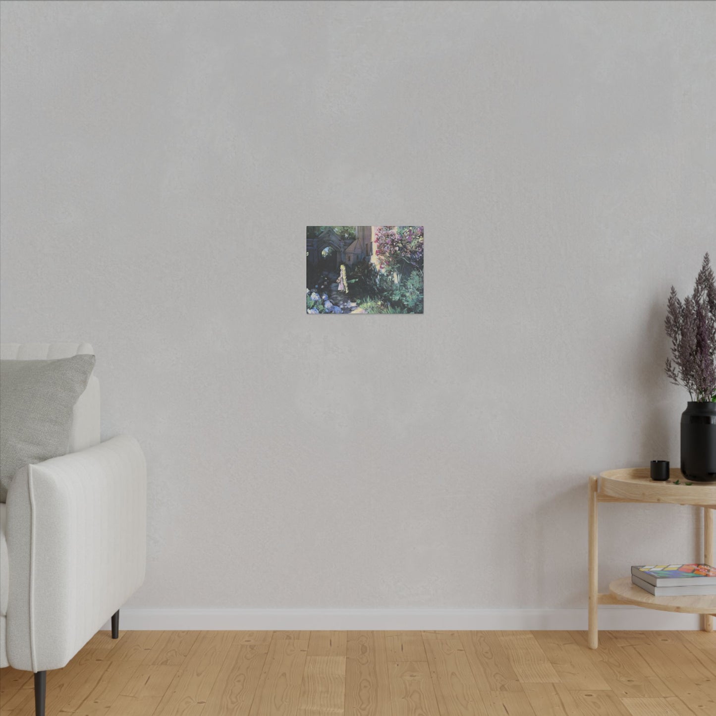 "Flower Gleam and Glow" - Matte Canvas, Stretched, 0.75"