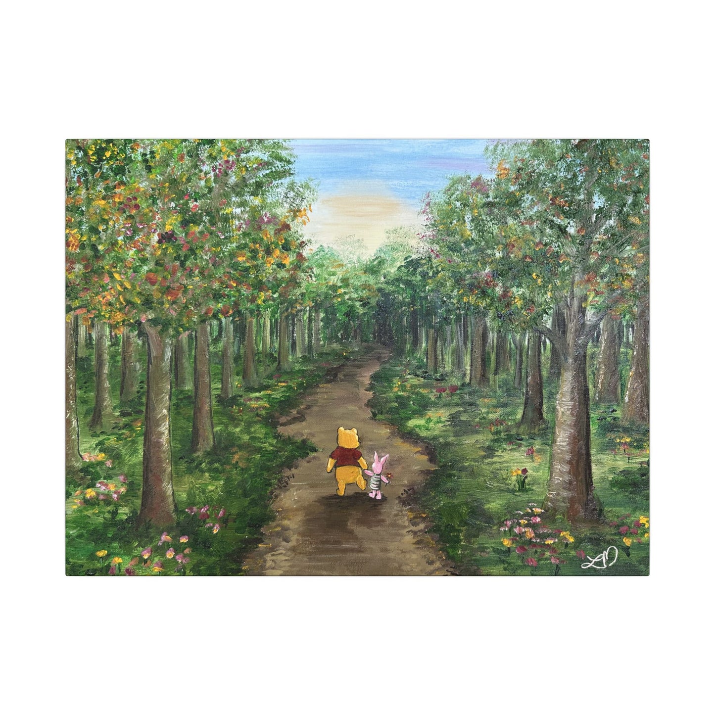 "Deep In The Hundred Acre Wood" - Matte Canvas, Stretched, 0.75"