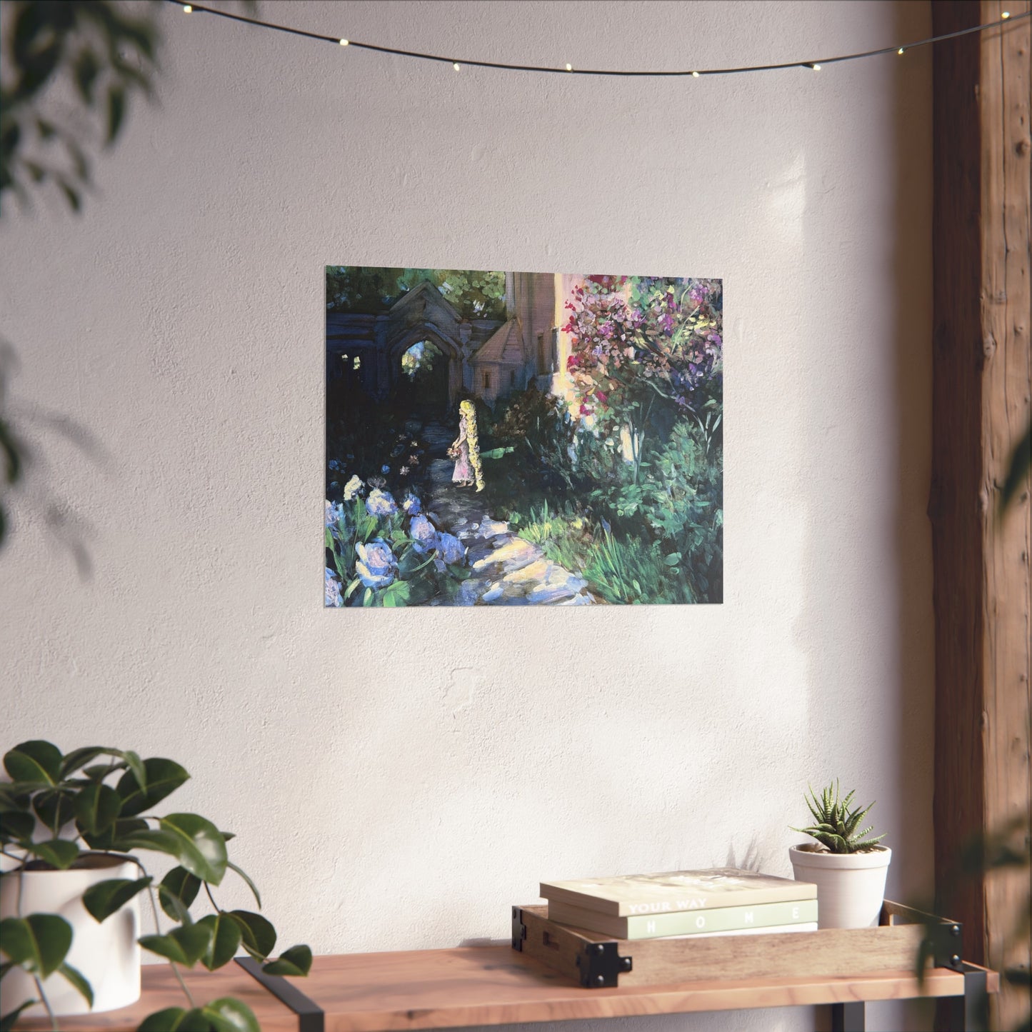 "Flower Gleam and Glow" Print- Fine Art Poster