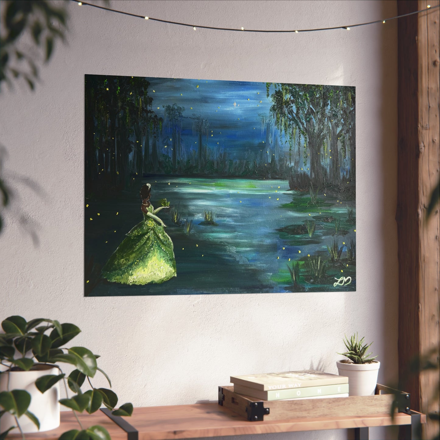 "Look How She Lights Up The Sky" Print- Fine Art Poster