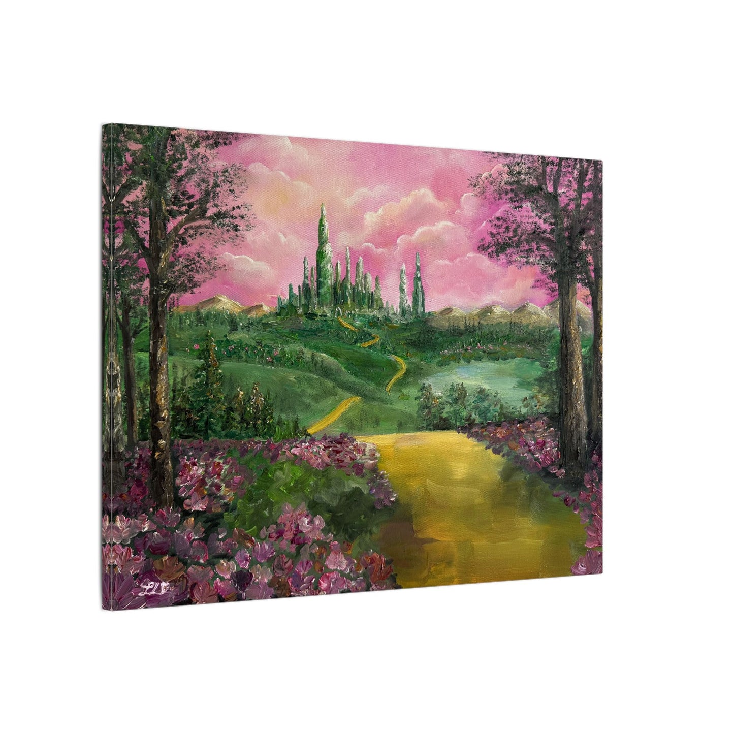 "Yellow Brick Road" - Matte Canvas, Stretched, 0.75"