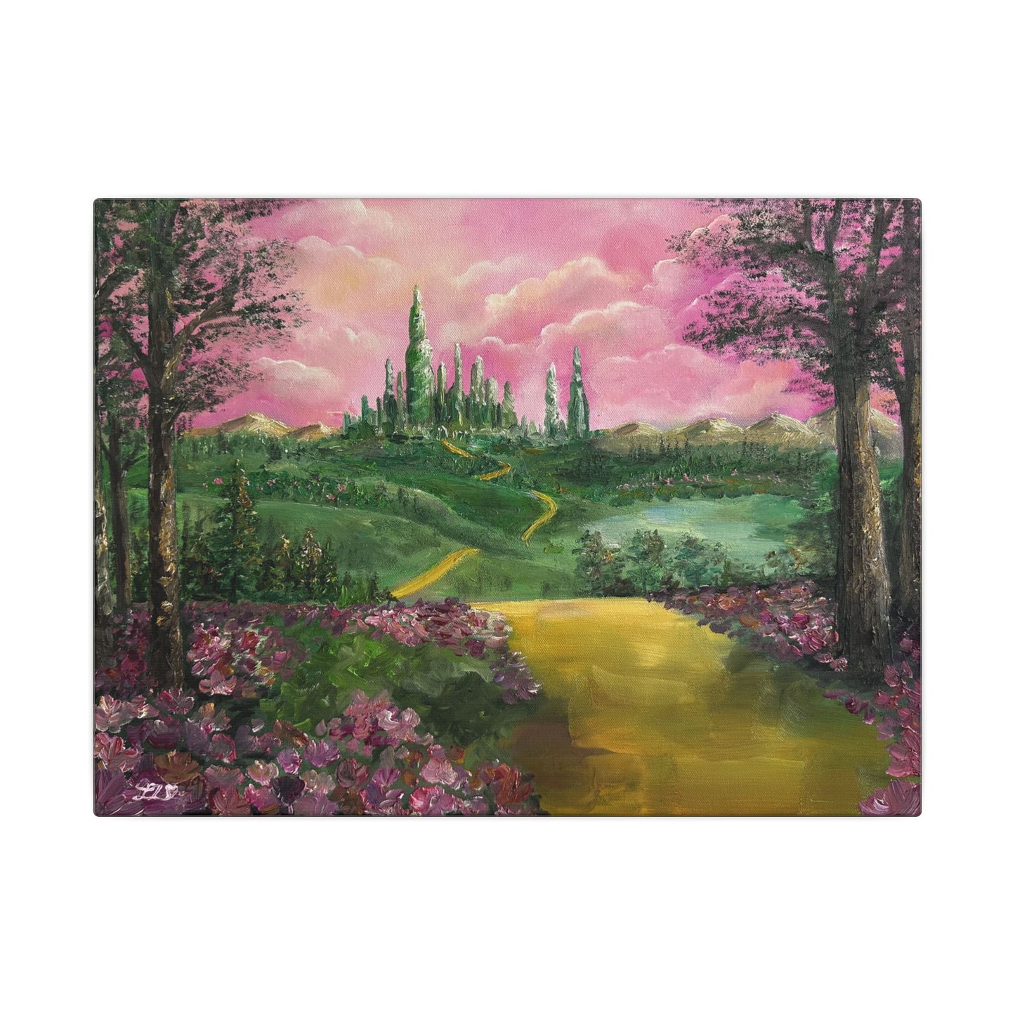 "Yellow Brick Road" - Matte Canvas, Stretched, 0.75"