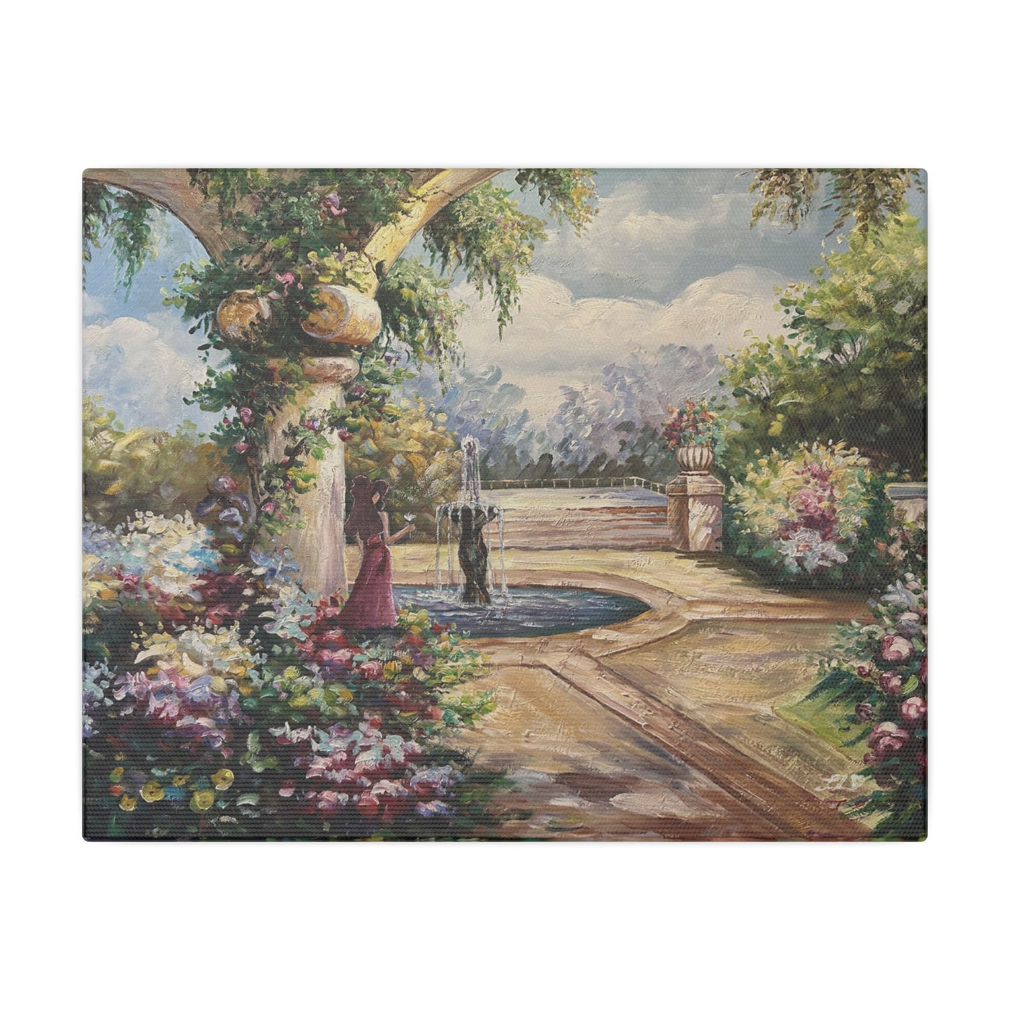 "Damsel" - Matte Canvas, Stretched, 0.75"