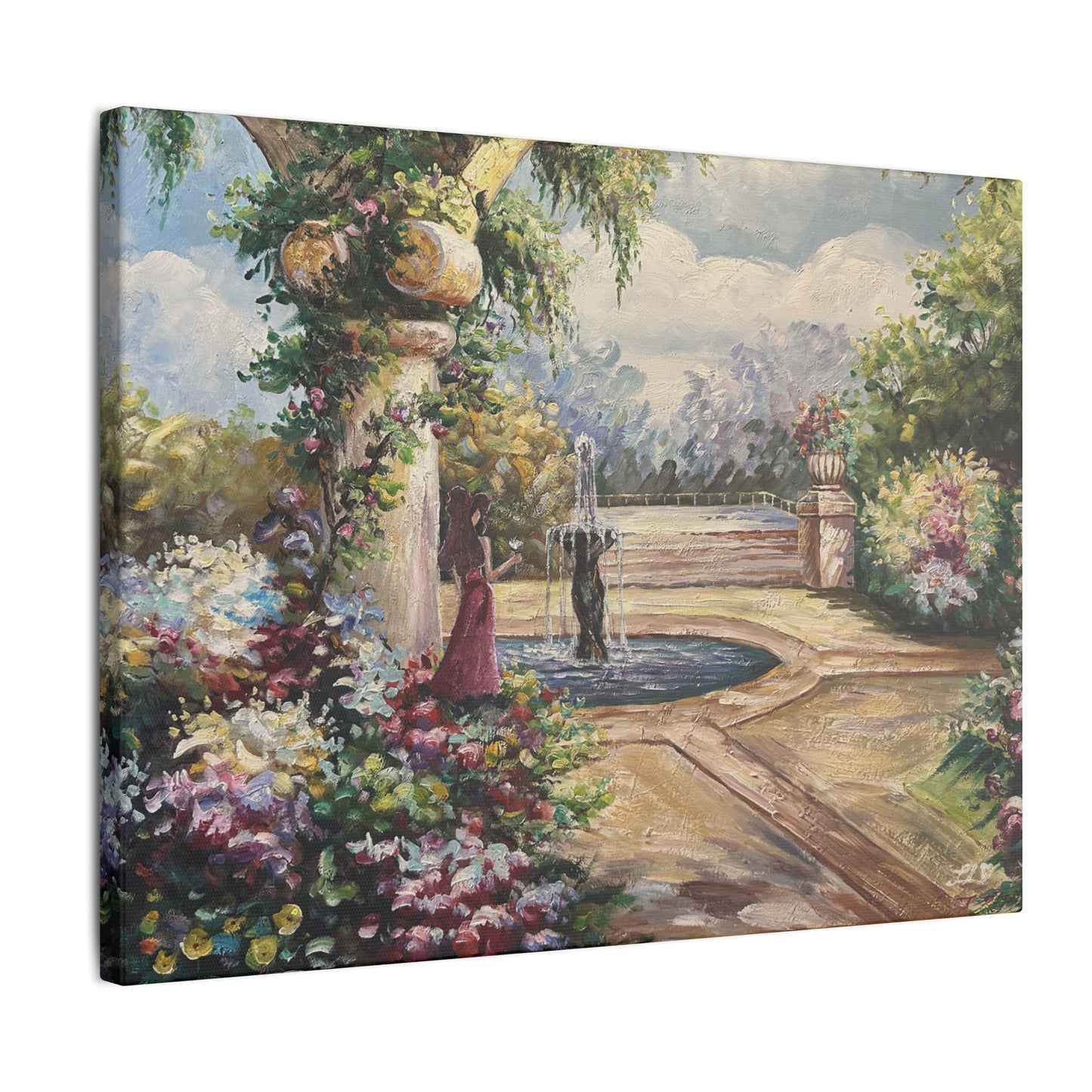"Damsel" - Matte Canvas, Stretched, 0.75"
