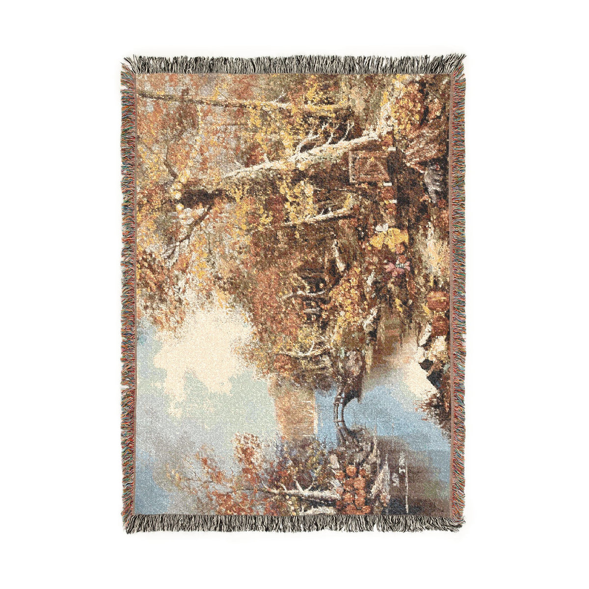 "Halloween in the Hundred Acre Woods" - Woven Blanket