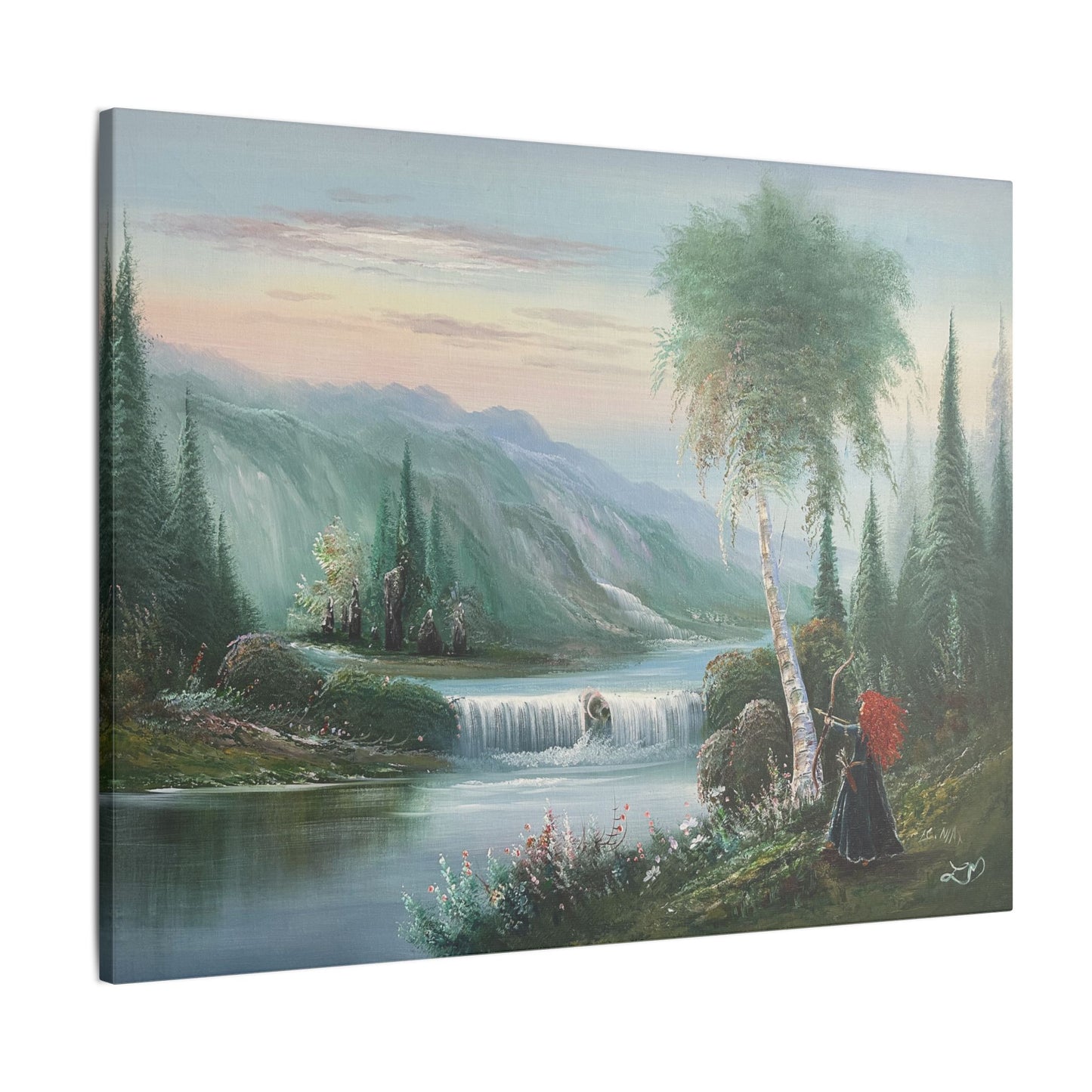 "Bow of Destiny" - Matte Canvas, Stretched, 0.75"