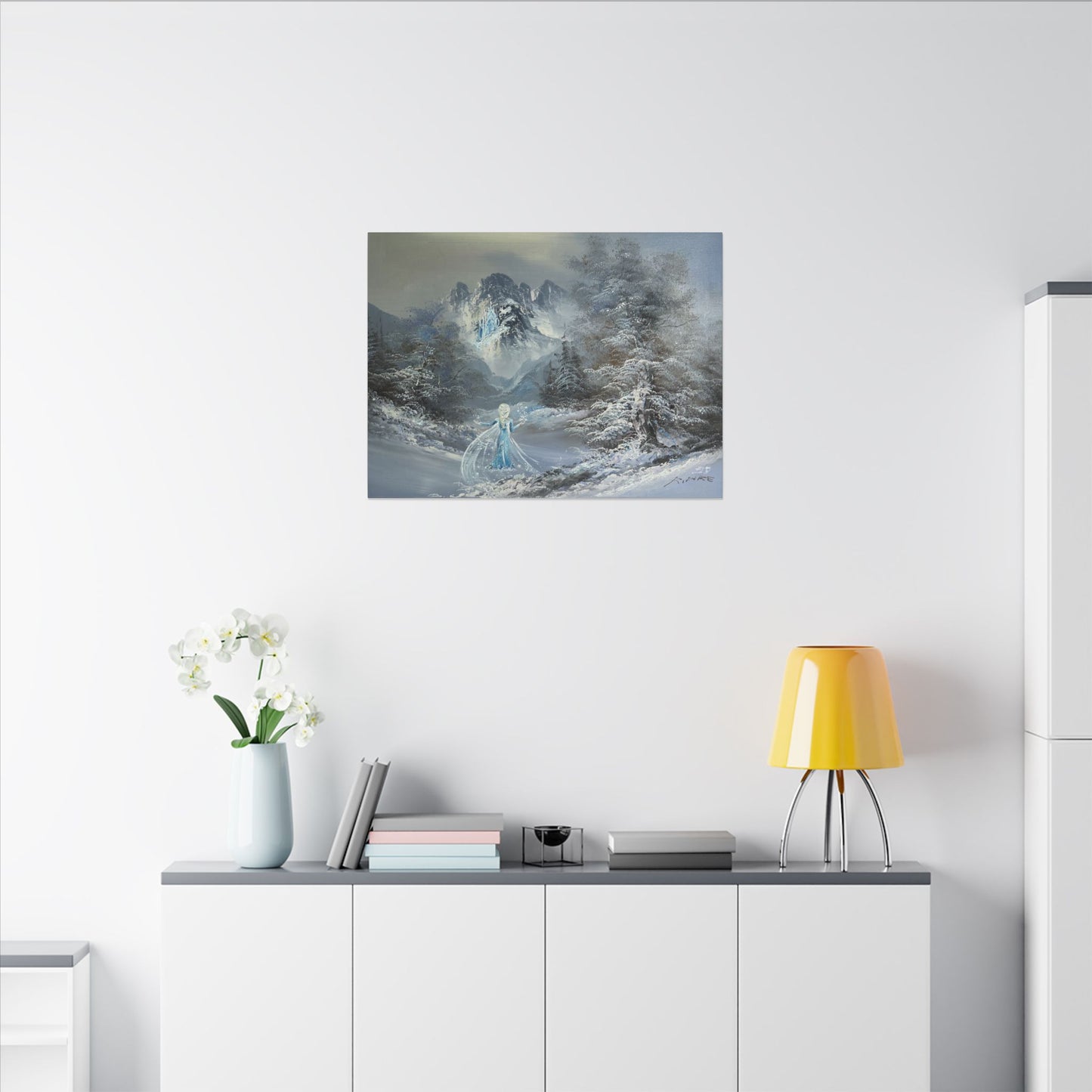 "Snow Queen" - Matte Canvas, Stretched, 0.75"