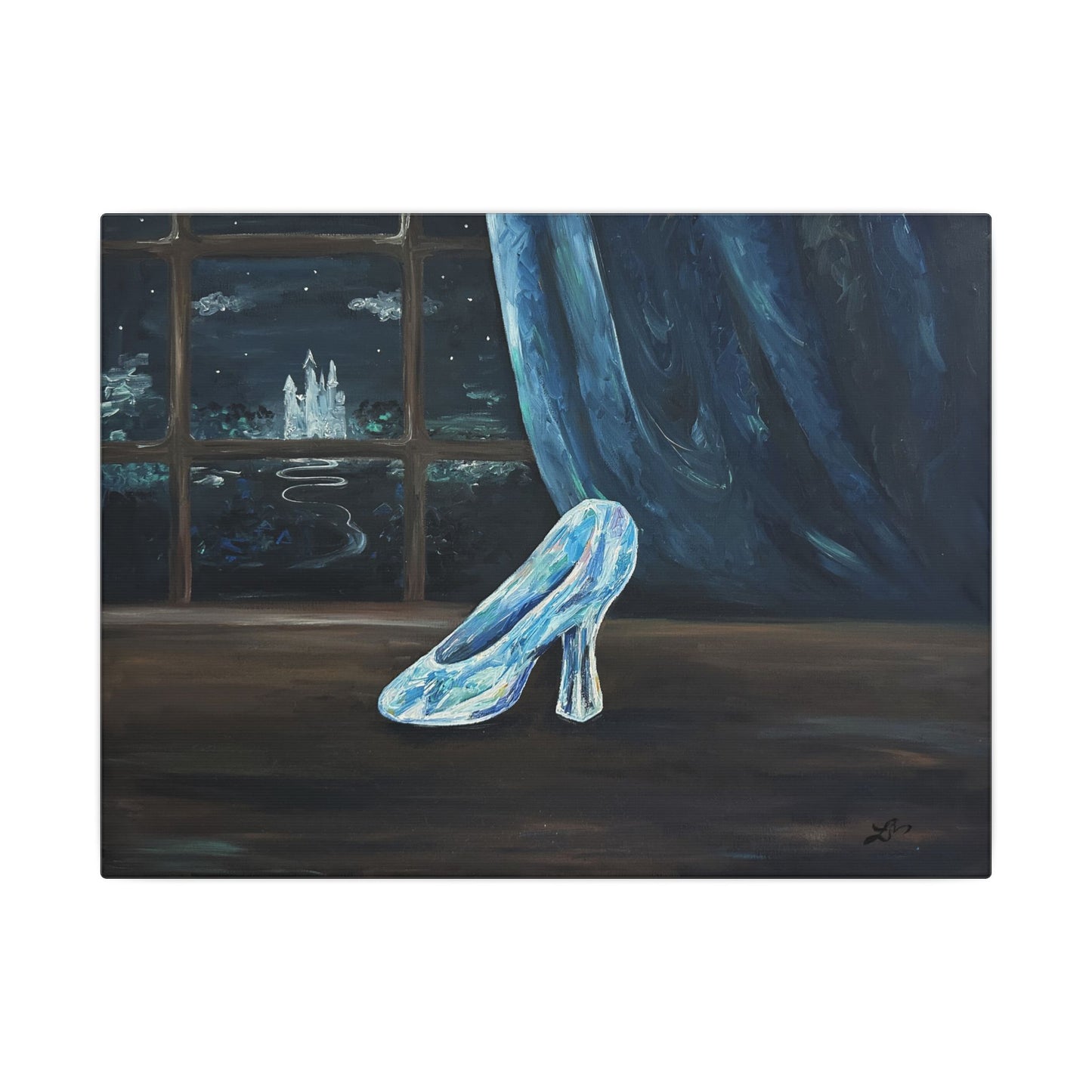 "The Glass Slipper" - Matte Canvas, Stretched, 0.75"