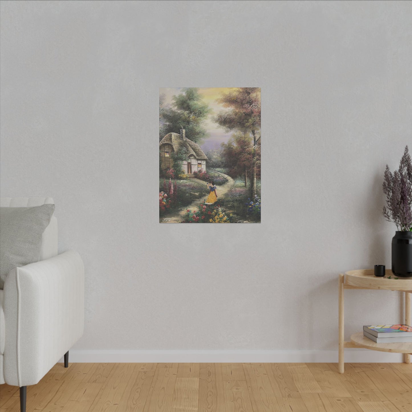 "Someday My Prince Will Come" - Matte Canvas, Stretched, 0.75"