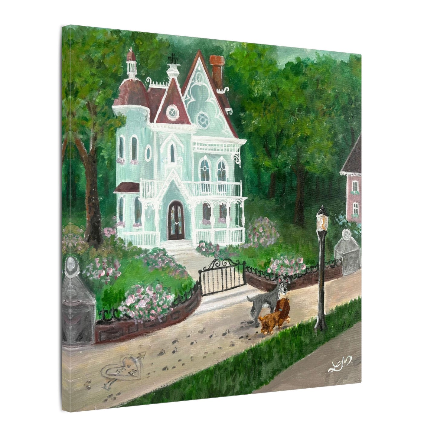 "Puppy Love" - Matte Canvas, Stretched, 0.75"