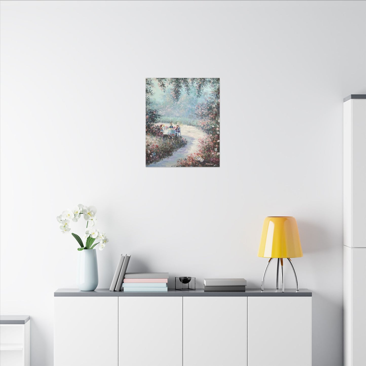 "Mad Tea Party" - Matte Canvas, Stretched, 0.75"