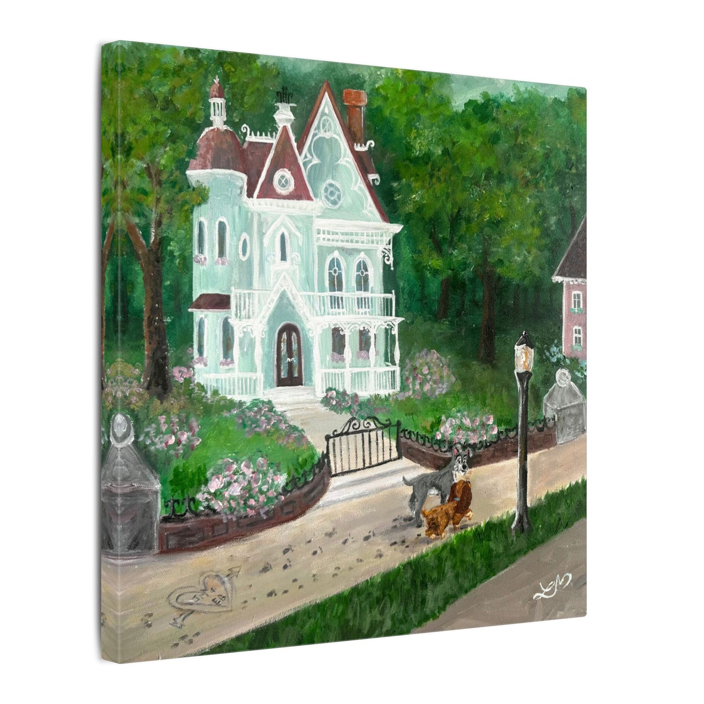"Puppy Love" - Matte Canvas, Stretched, 0.75"