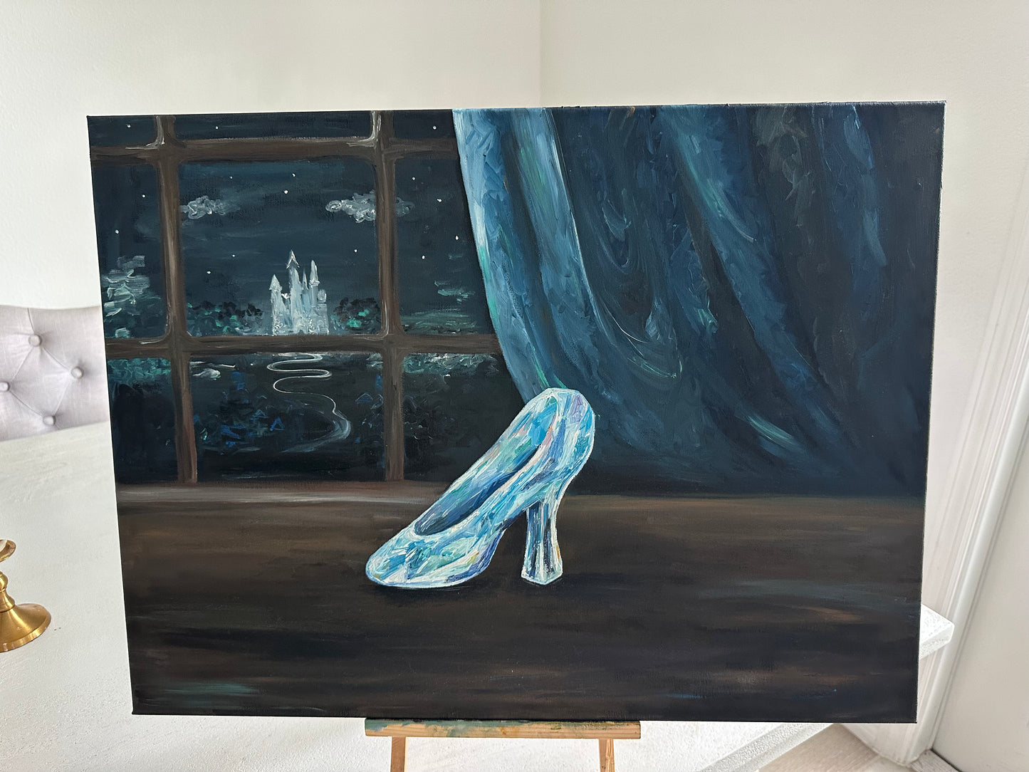 "The Glass Slipper" ORIGINAL Painting (18"x24")
