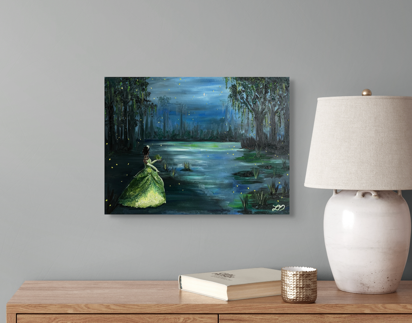 "Look How She Lights Up The Sky" Original Painting 18x24