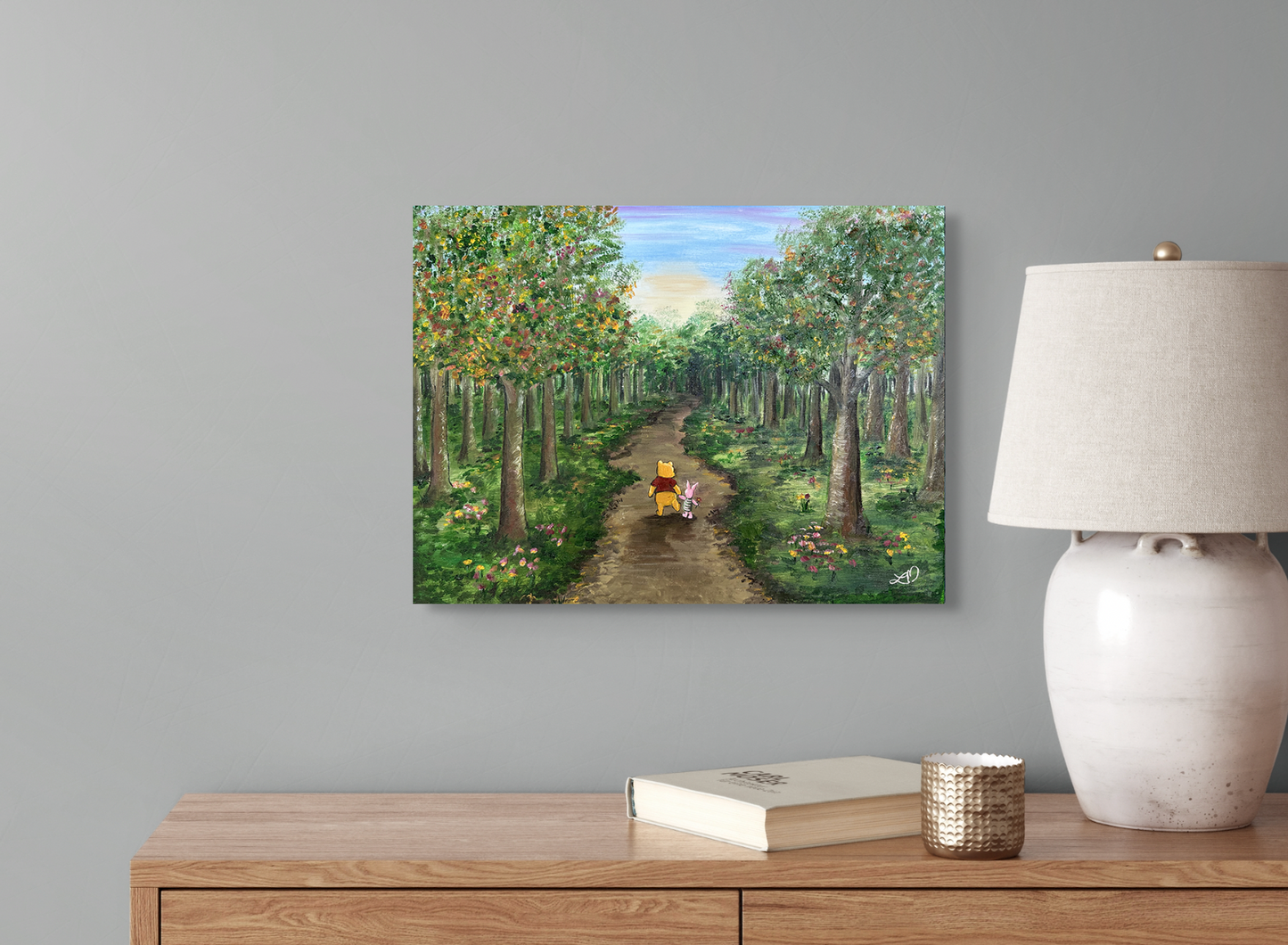 "Deep In The Hundred Acre Wood" Original Painting 18x24